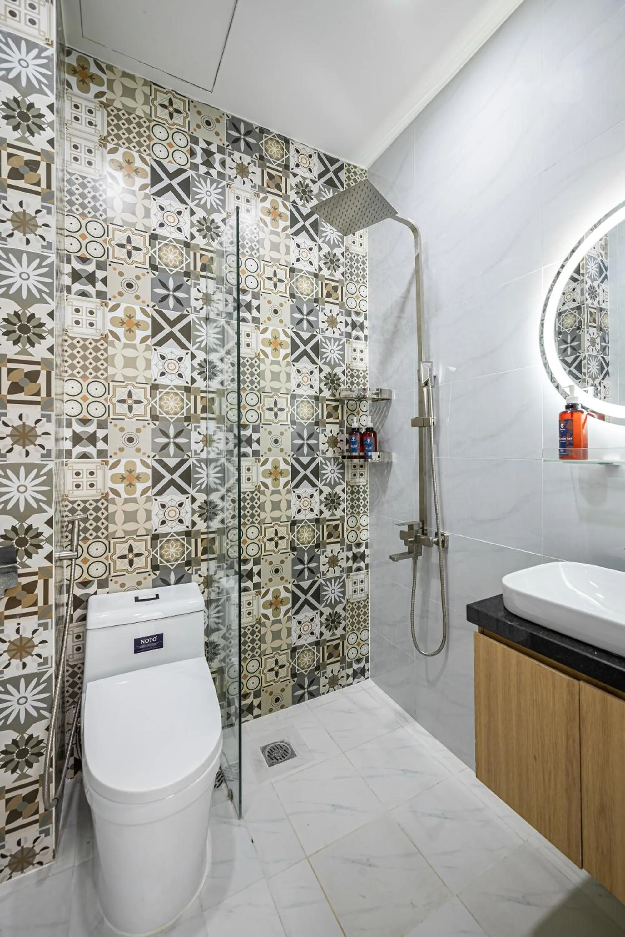 Shower in Cozrum Homes - Spring Residence