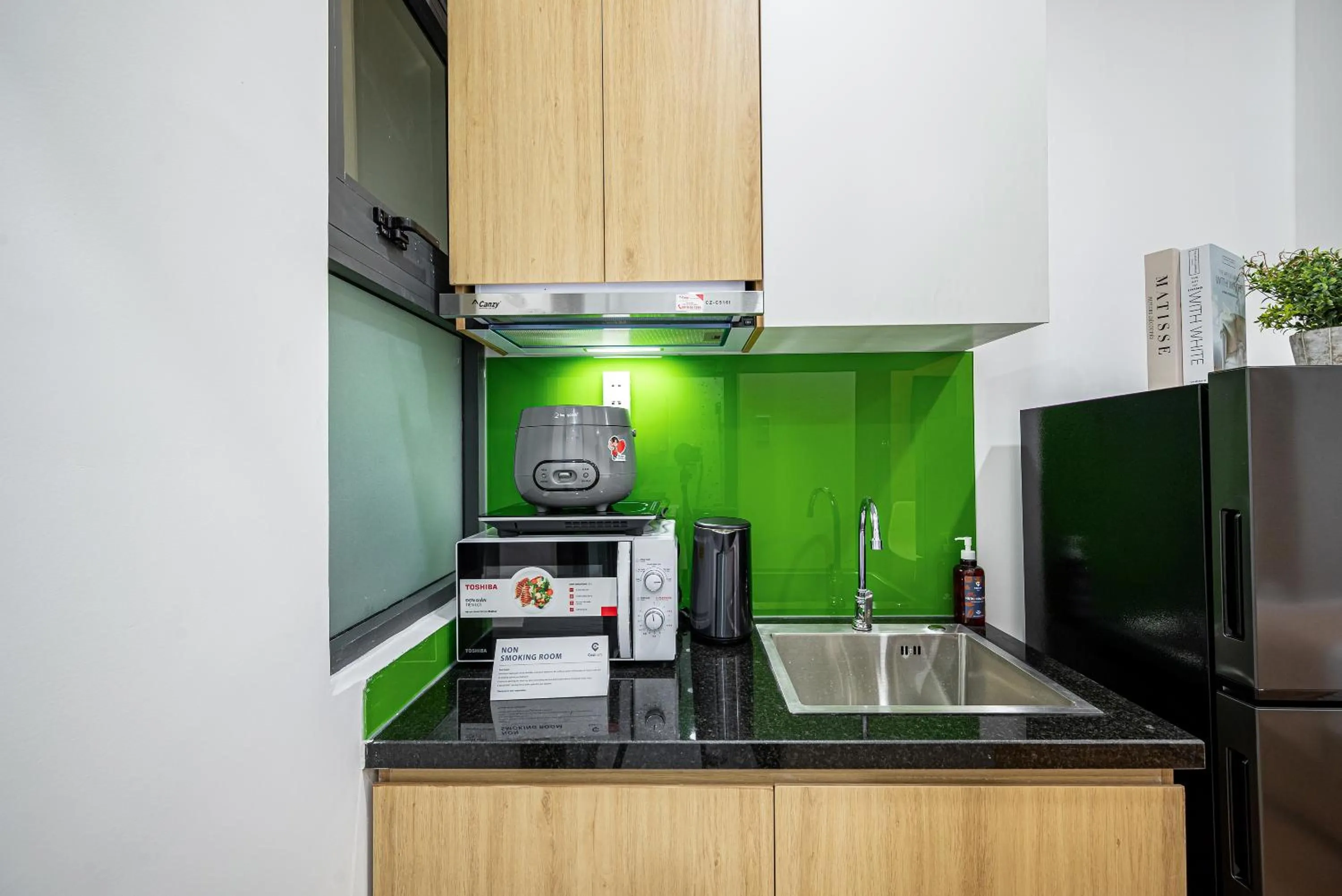 Kitchen or kitchenette in Cozrum Homes - Spring Residence