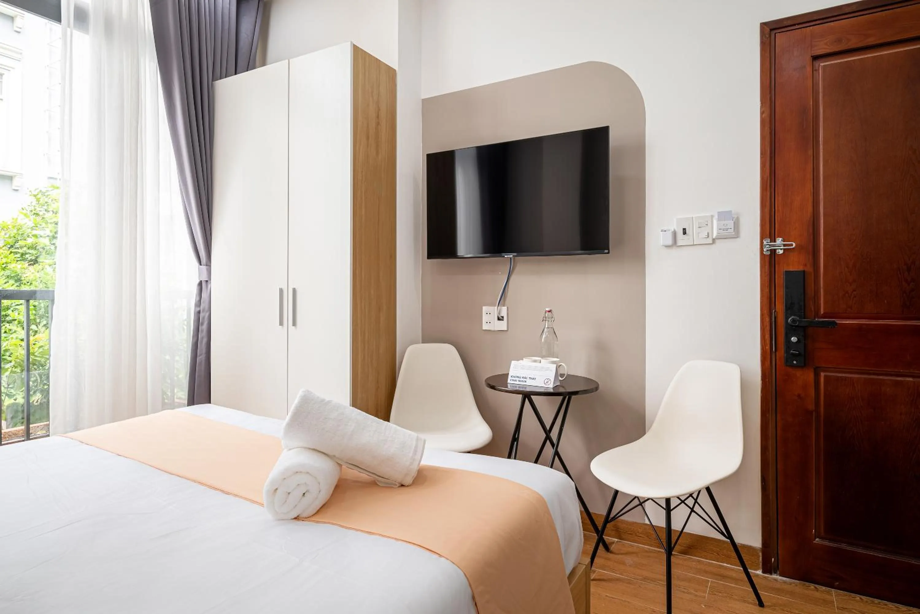 TV and multimedia, Bed in Cozrum Homes - Spring Residence