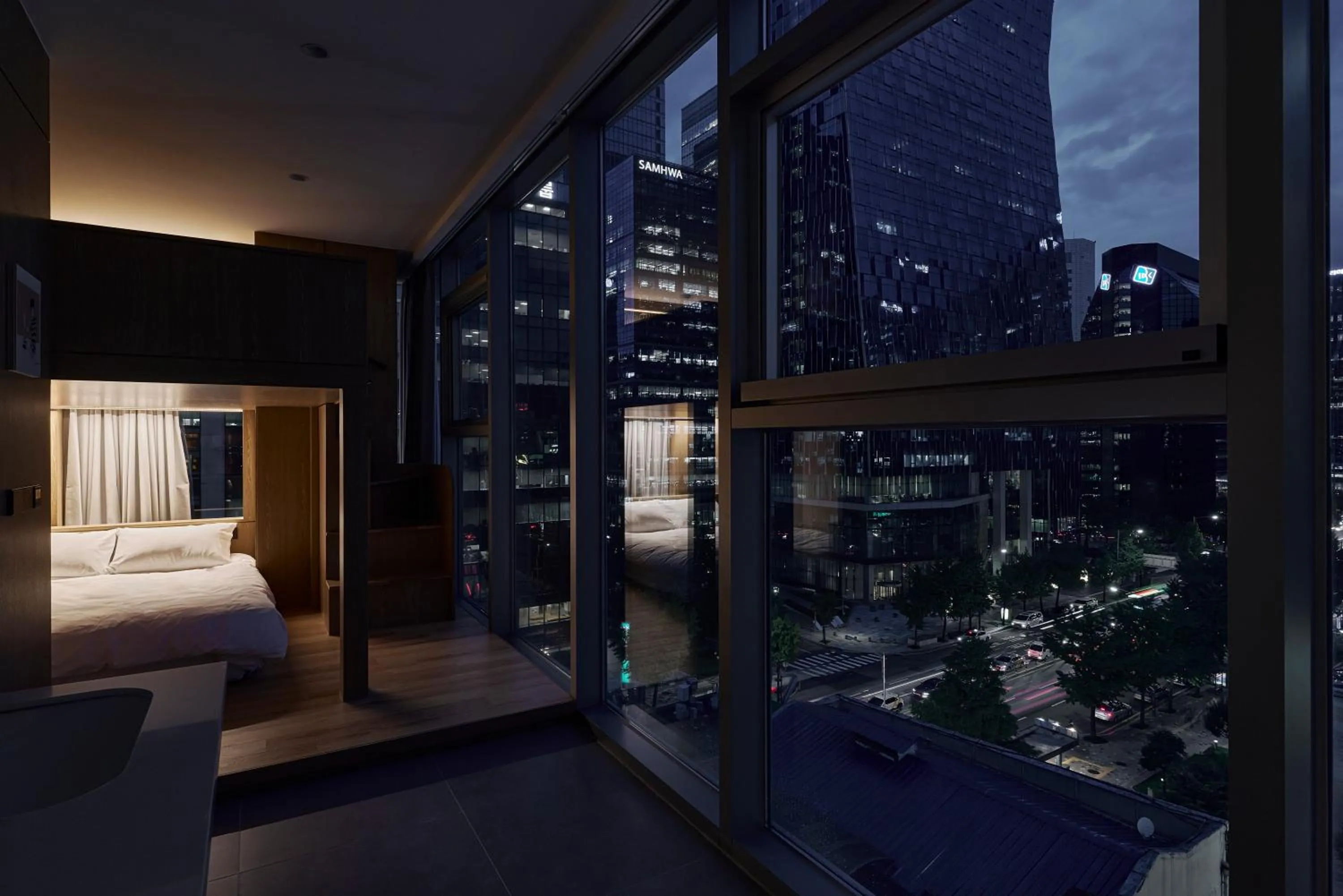 City view, Bed in HOTEL DRIP&DROP, Myeongdong