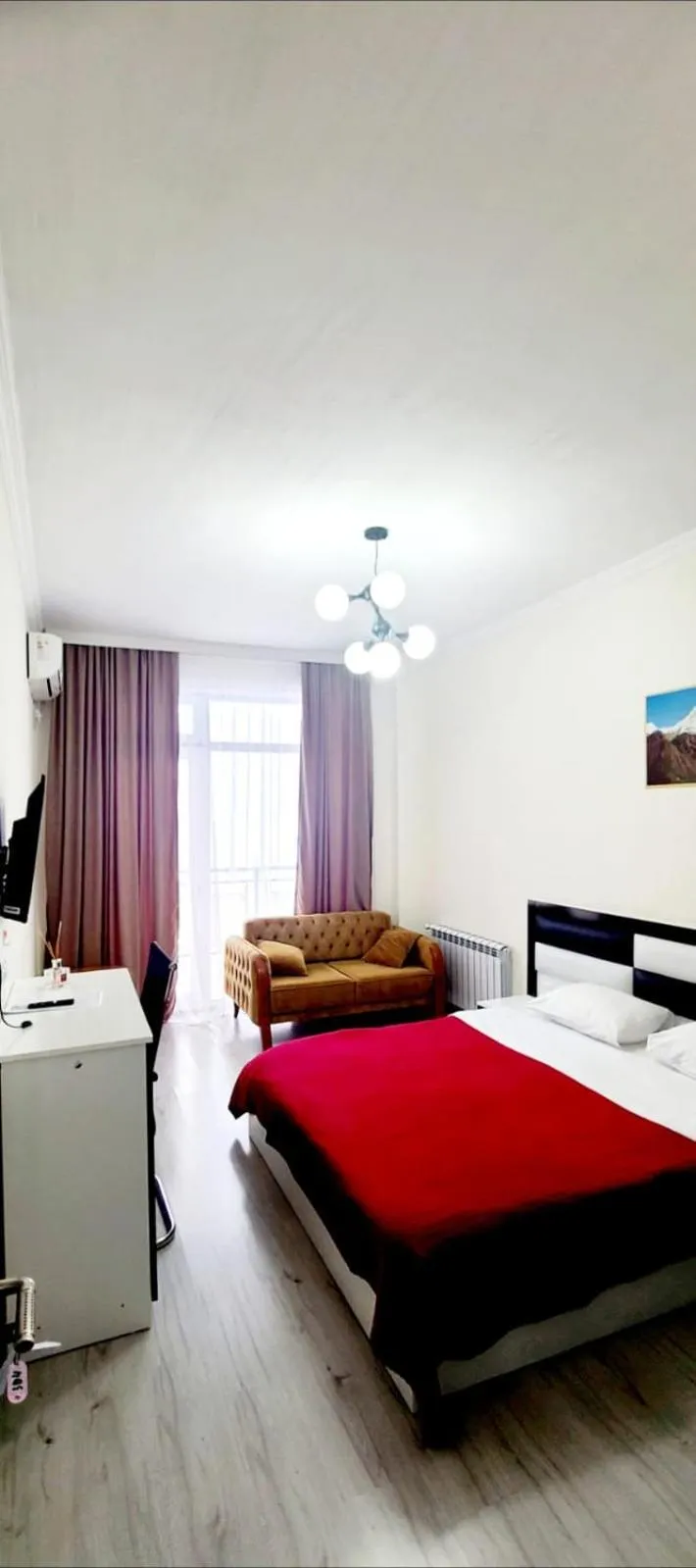 Bed in Mimino Hotel Batumi