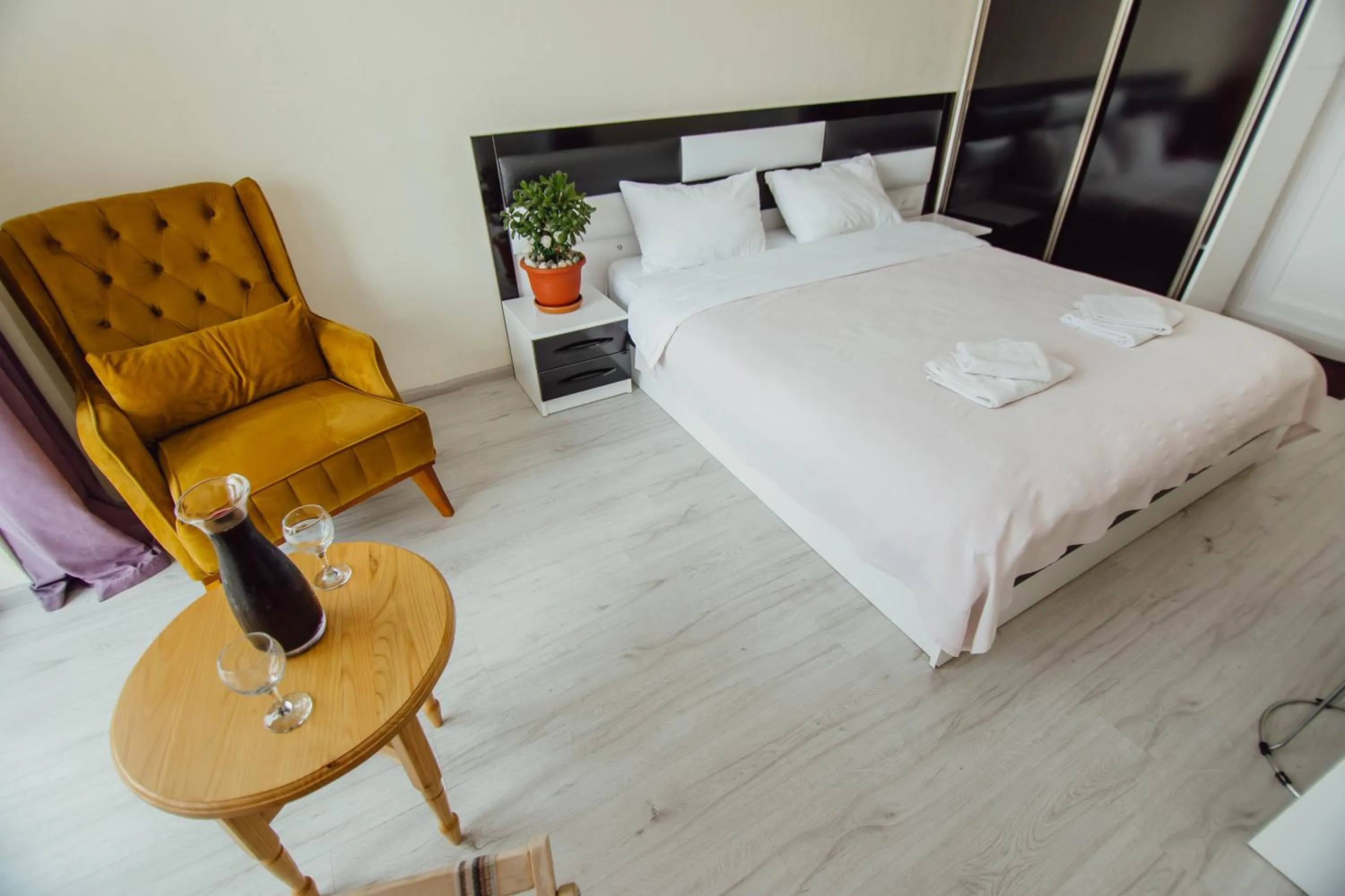 Photo of the whole room, Bed in Mimino Hotel Batumi