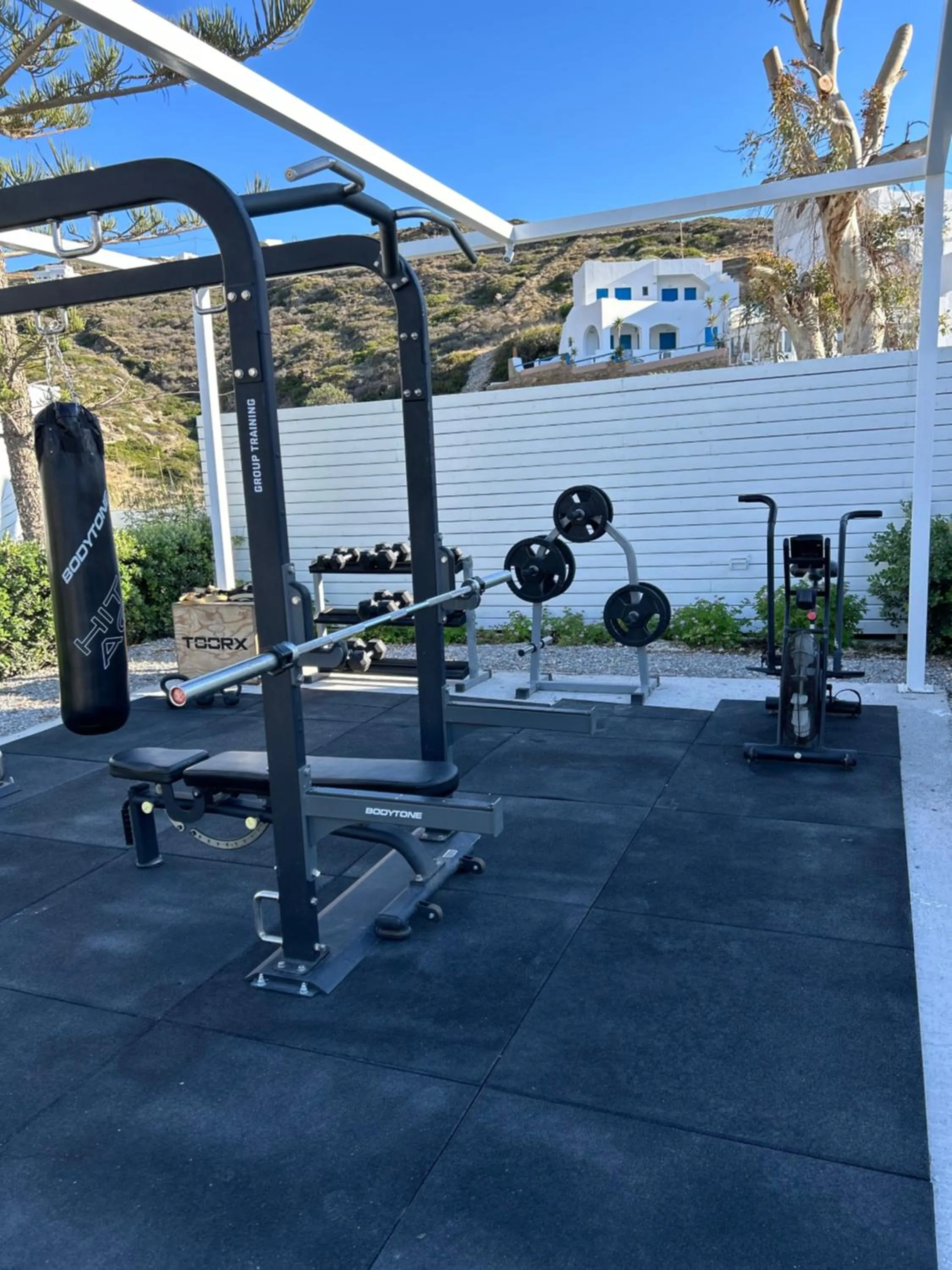 Fitness centre/facilities in Relux Ios Hotel