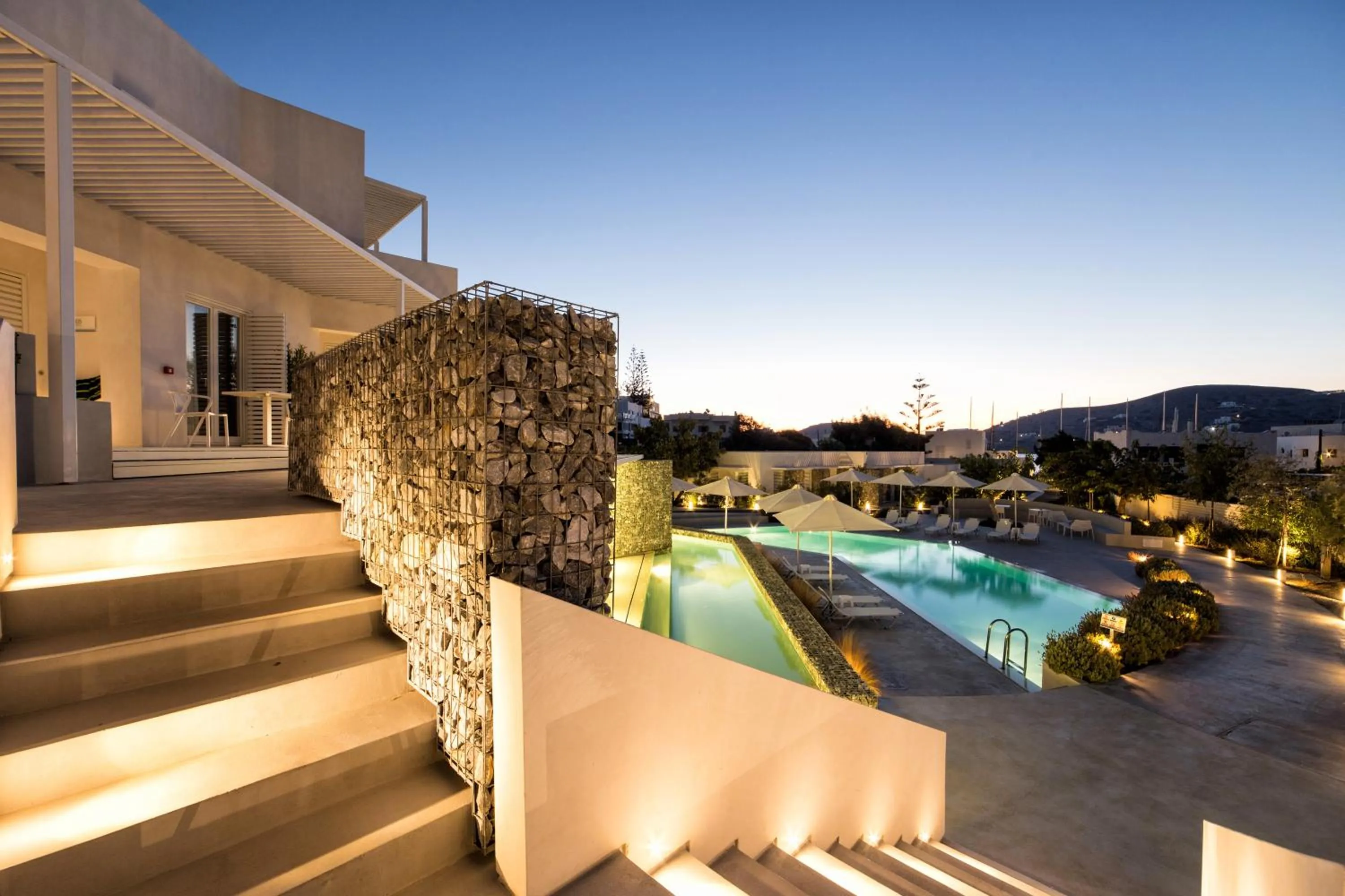 Pool view in Relux Ios Hotel