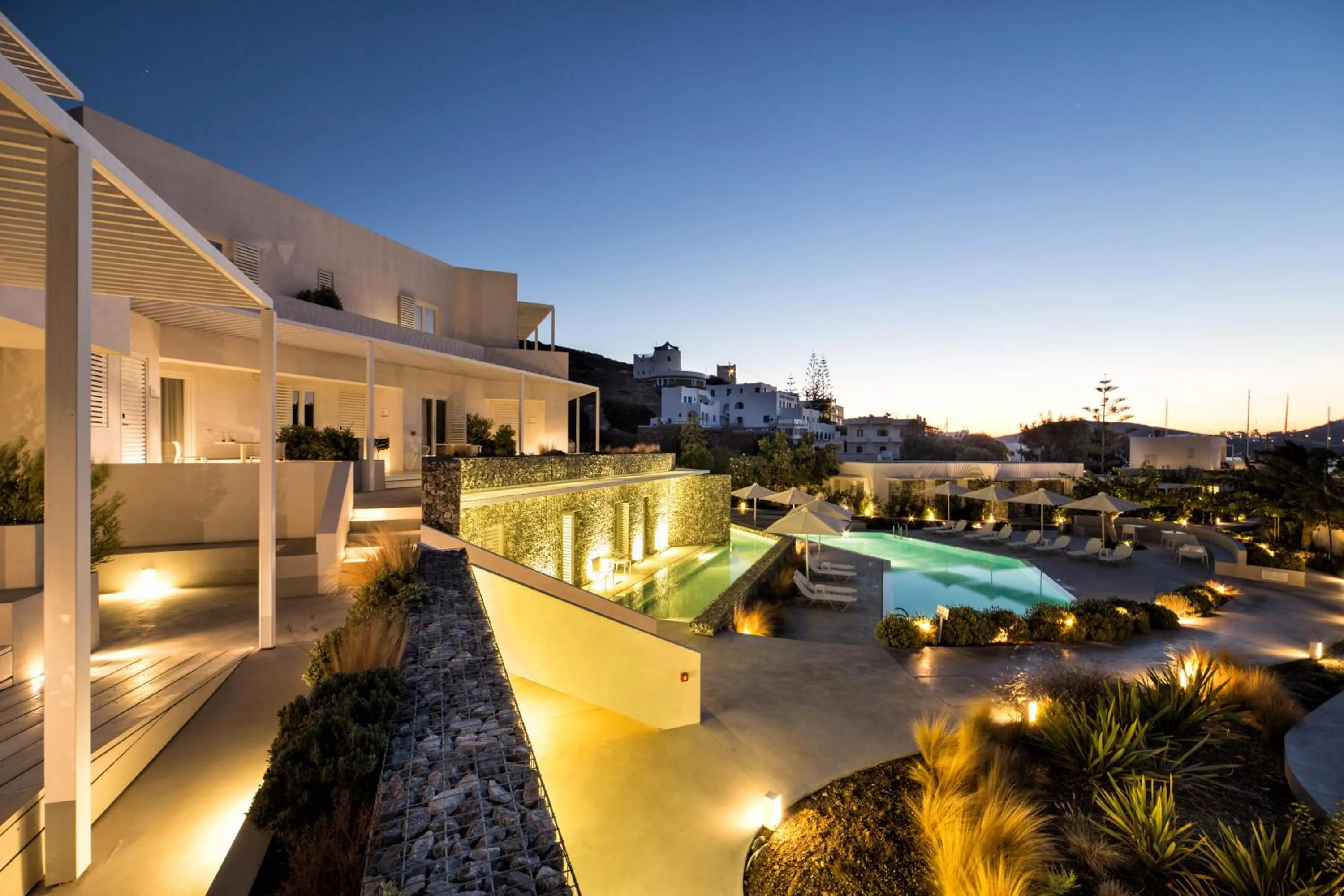 Garden view in Relux Ios Hotel