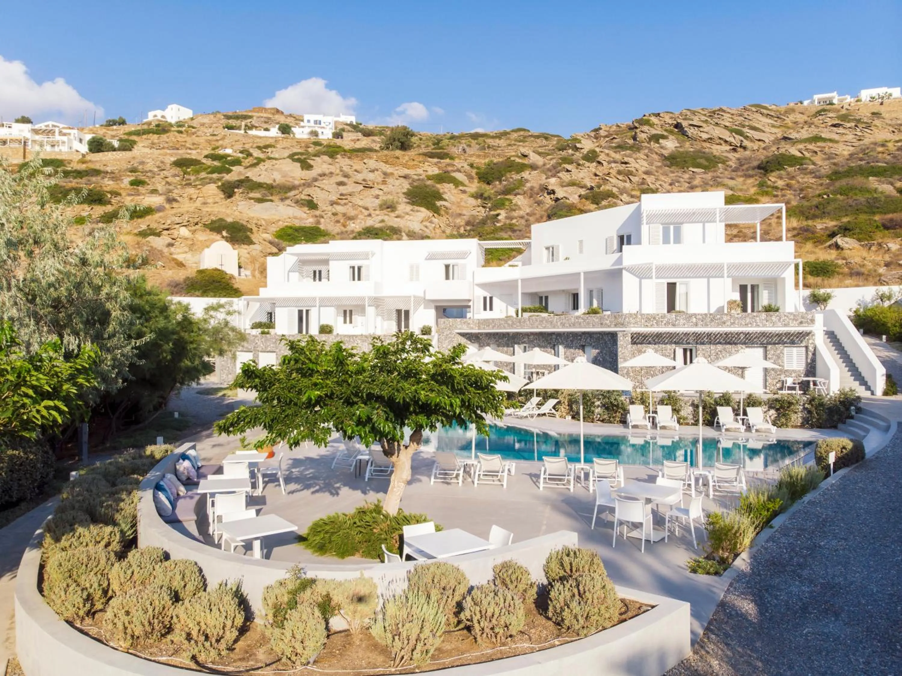 Bird's eye view in Relux Ios Hotel