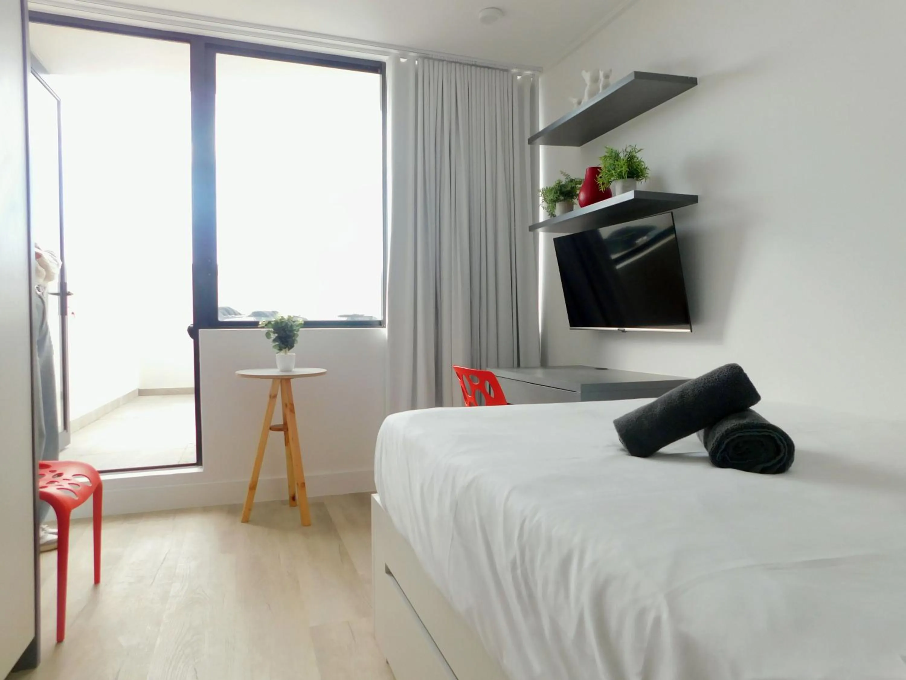 Bed in City Club at 1 on Albert Building