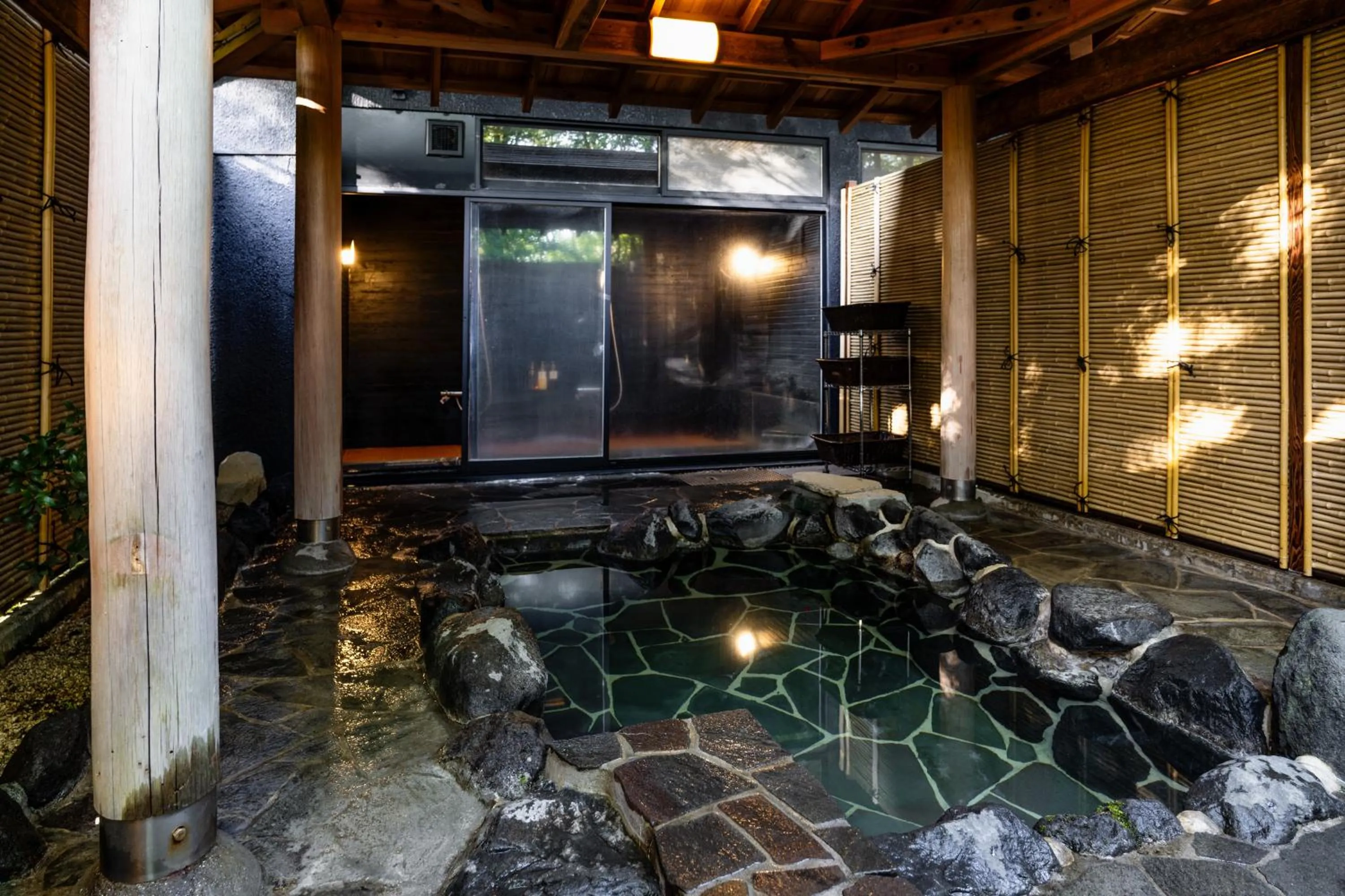 Hot Spring Bath in YuYu Hakone - Private Open Air Onsen Usage Guaranteed