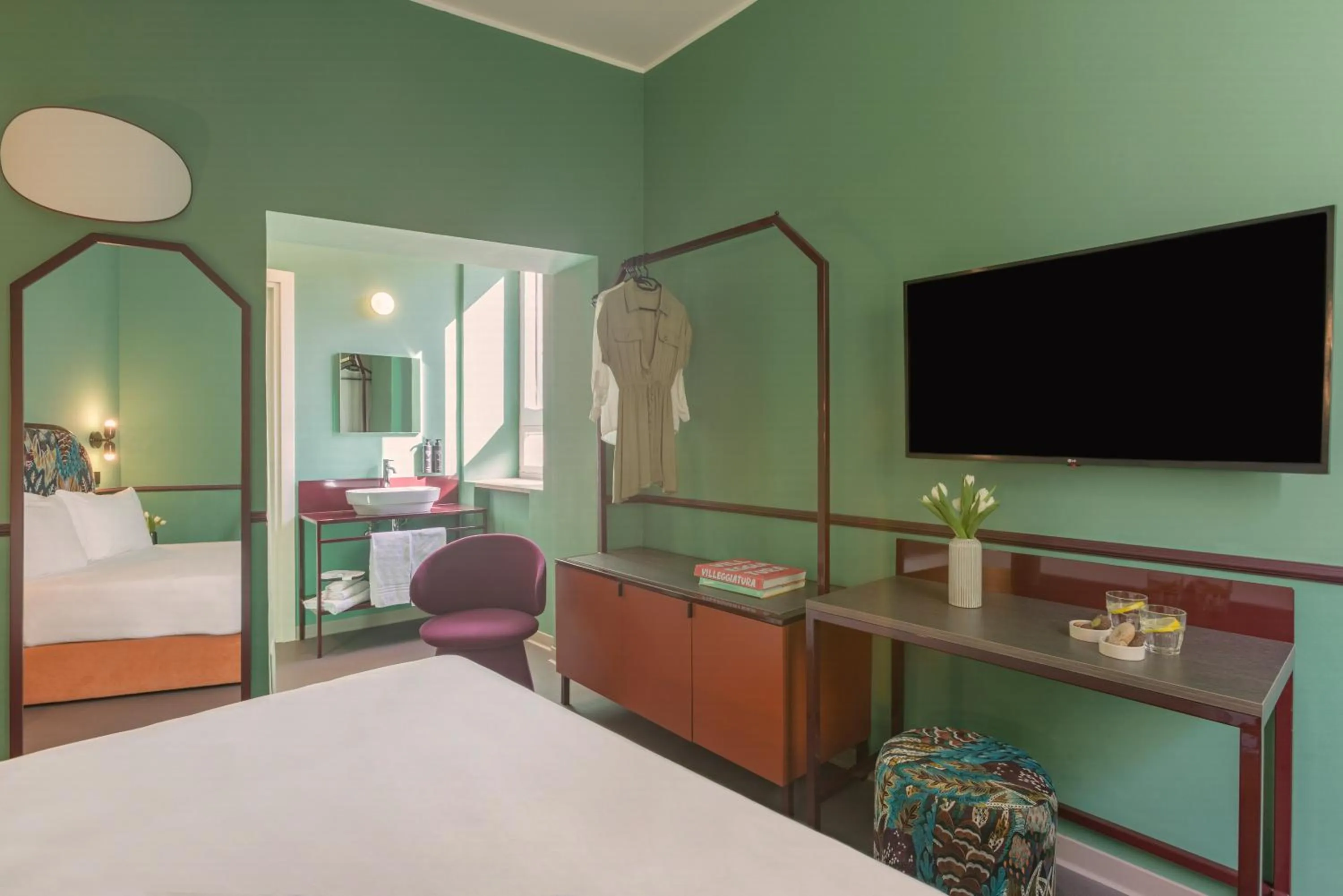 Bathroom, Bed in Barberini Retreat Boutique Hotel