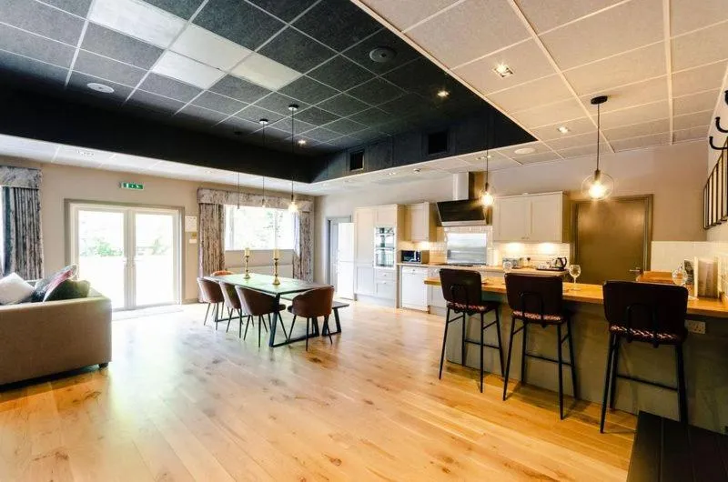 Seating area in The Park, Aviemore