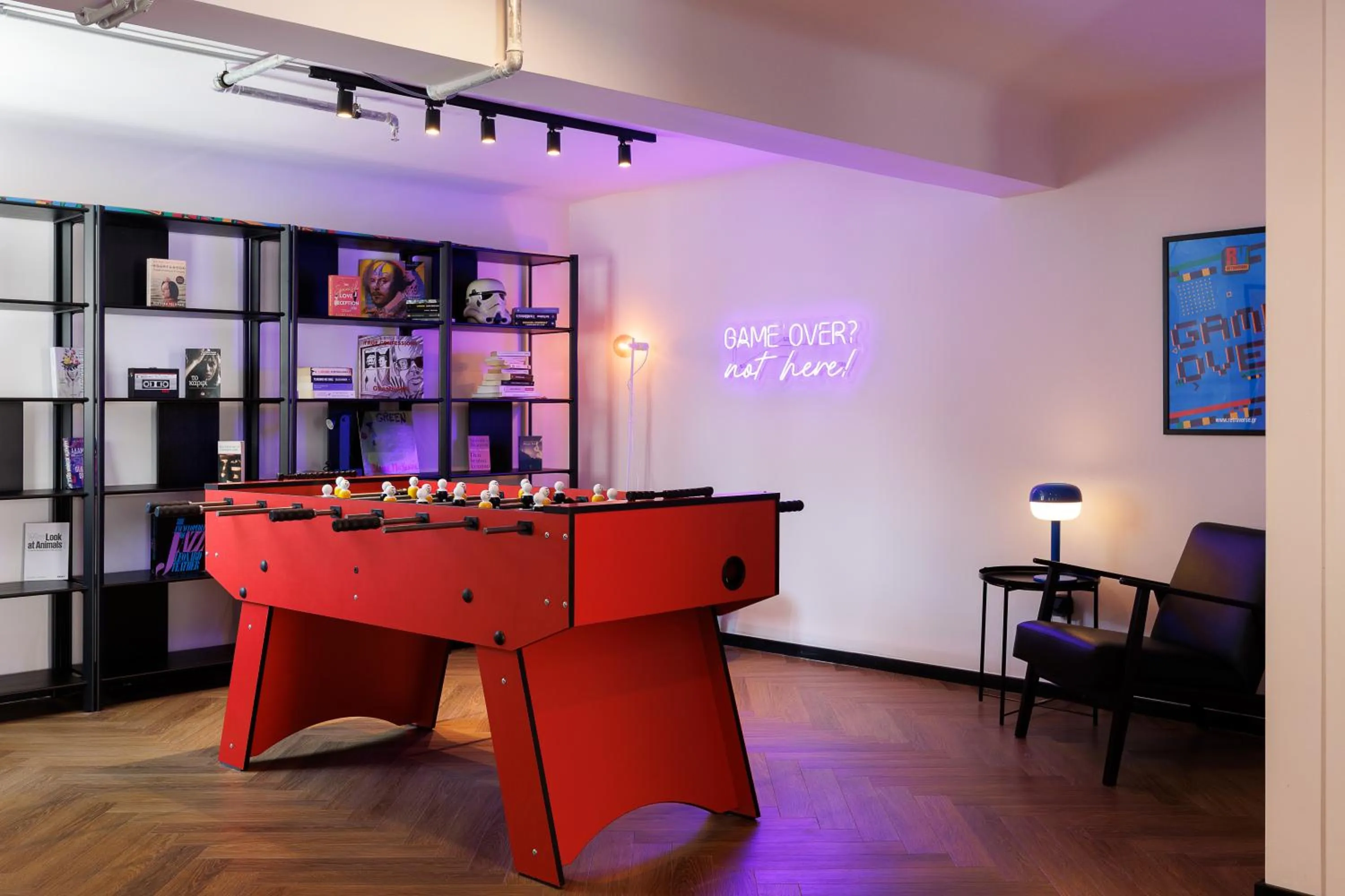 Entertainment in Retroverse Hostel