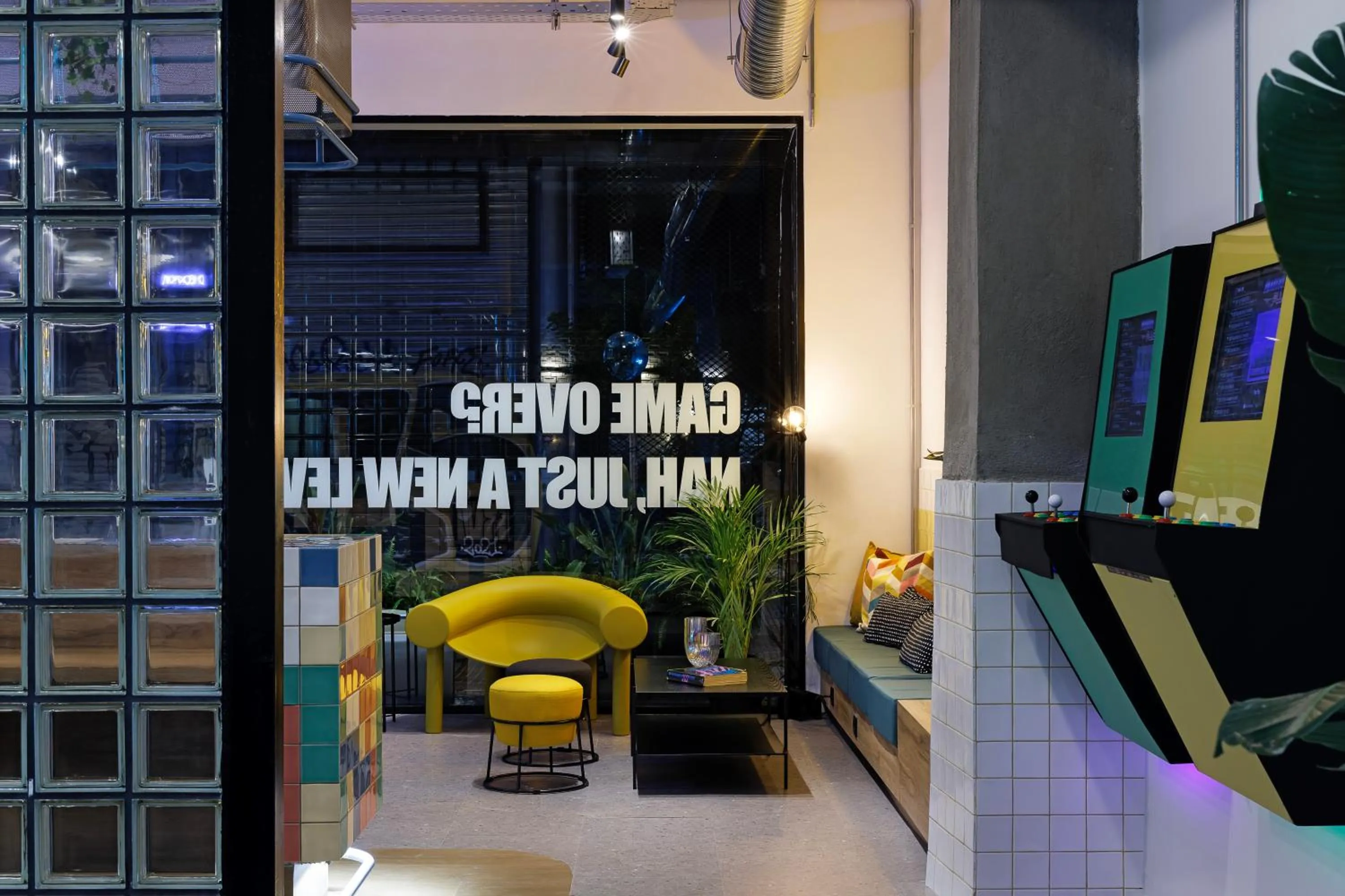 Game Room in Retroverse Hostel