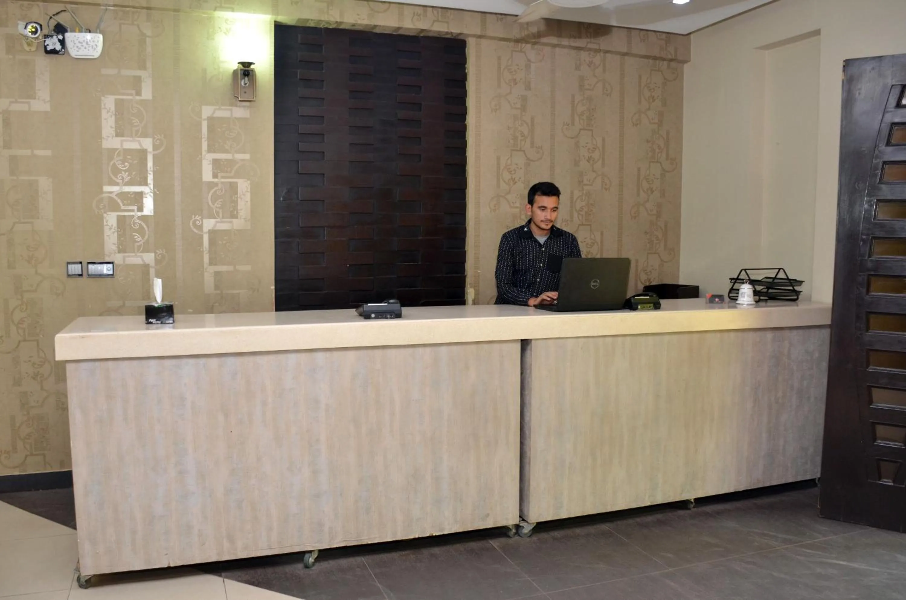 Lobby or reception in Gofas Lodge