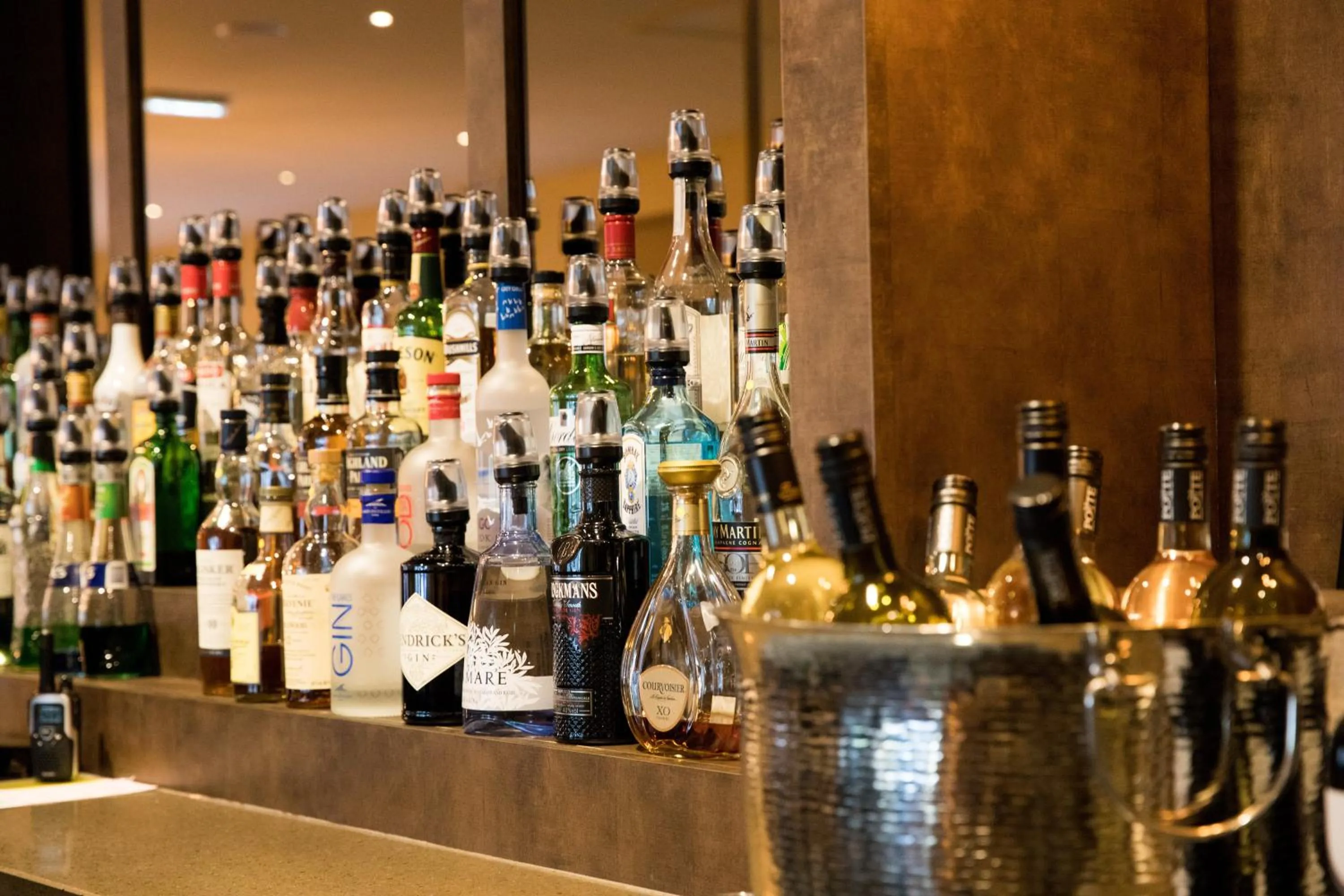 Alcoholic drinks in Keswick Country House Hotel