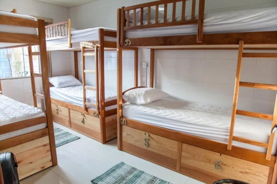 Bed in Sea Wolf Surf Hostel