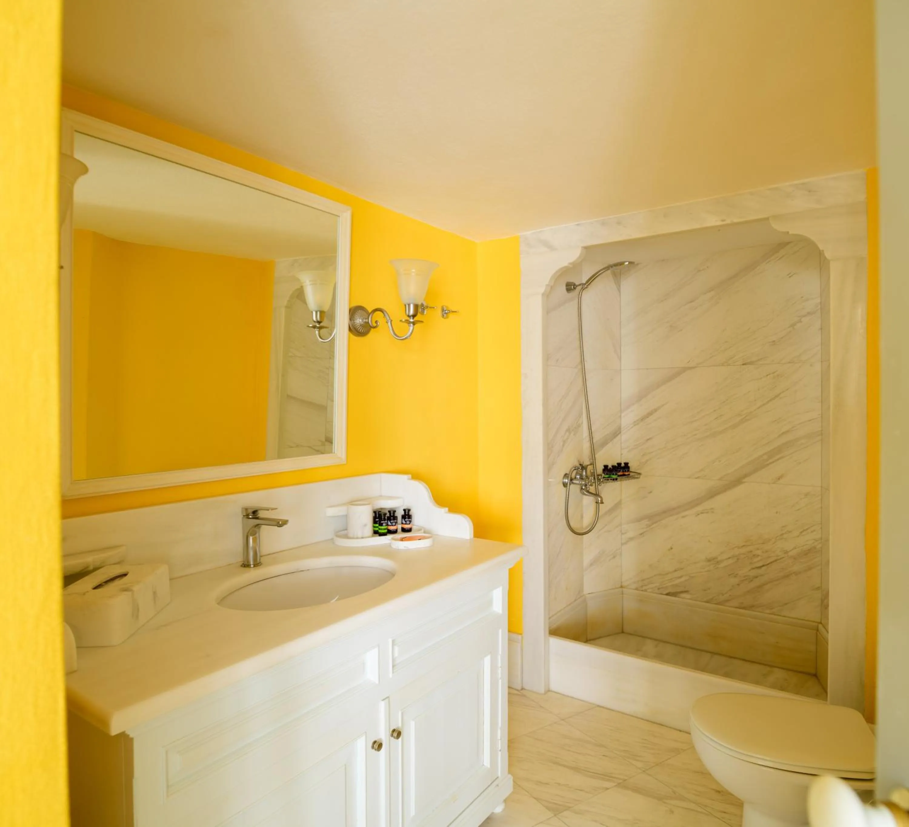 Bathroom in Aigialos Luxury Traditional Settlement