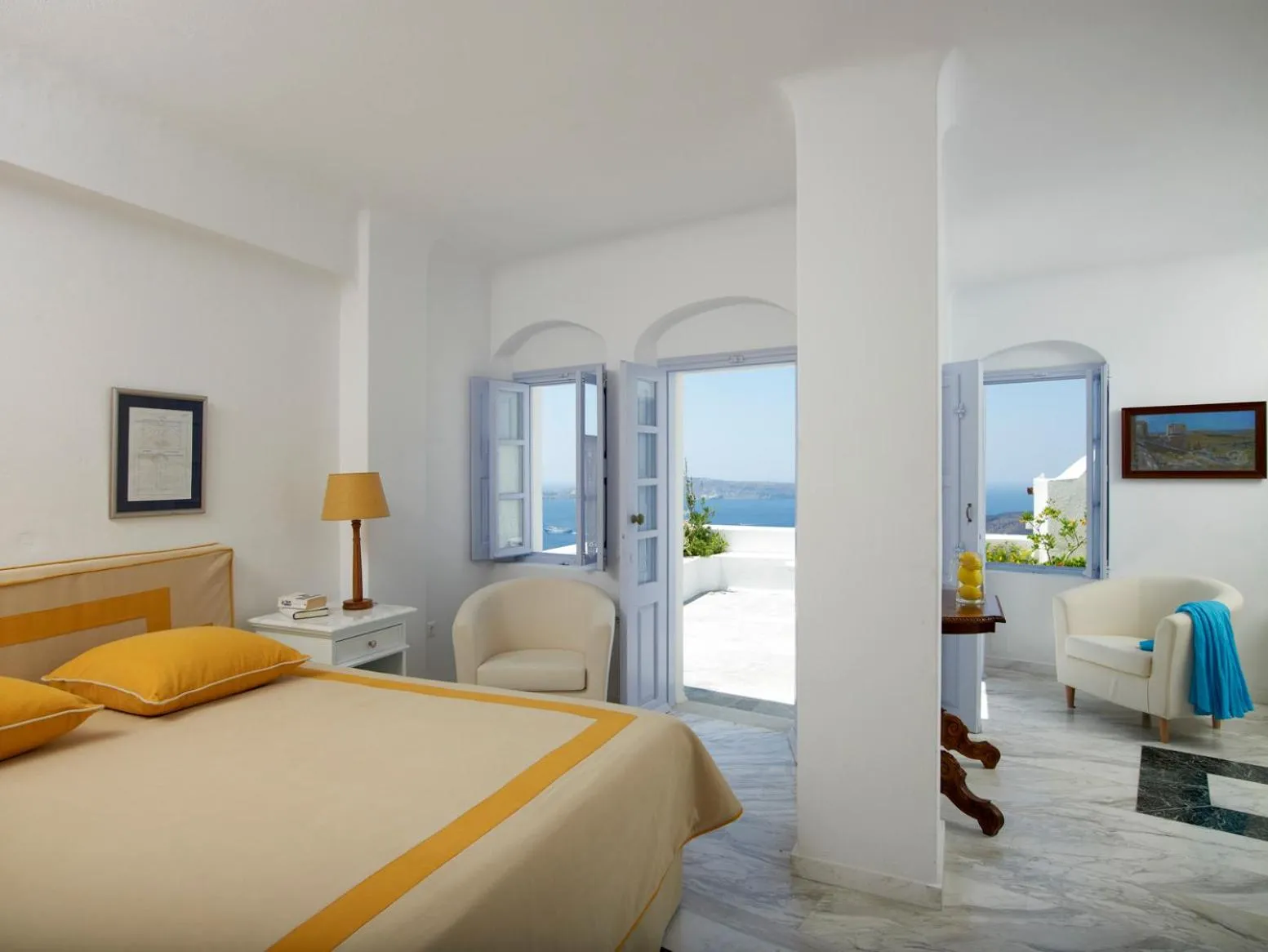 Bedroom, Bed in Aigialos Luxury Traditional Settlement