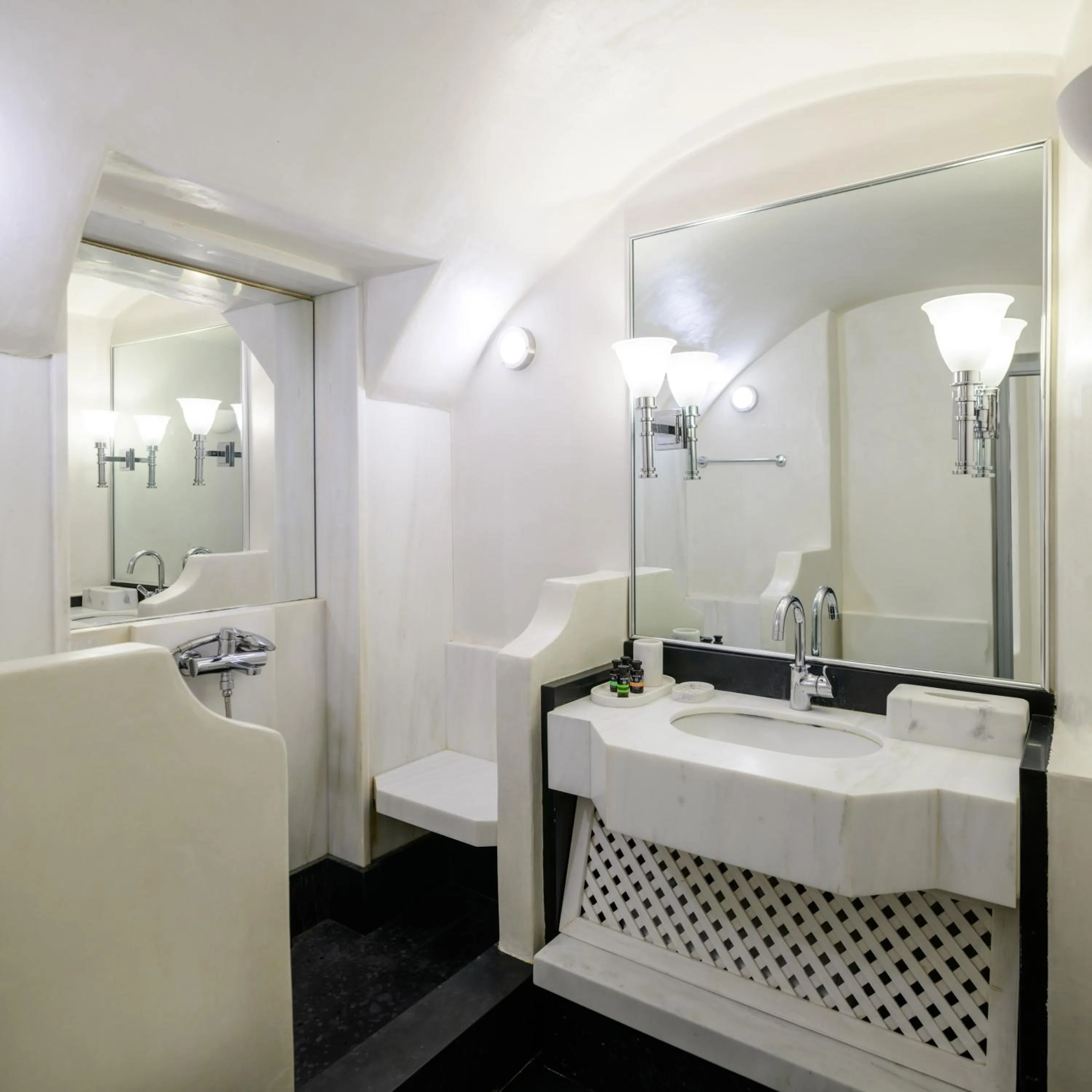 Bathroom in Aigialos Luxury Traditional Settlement