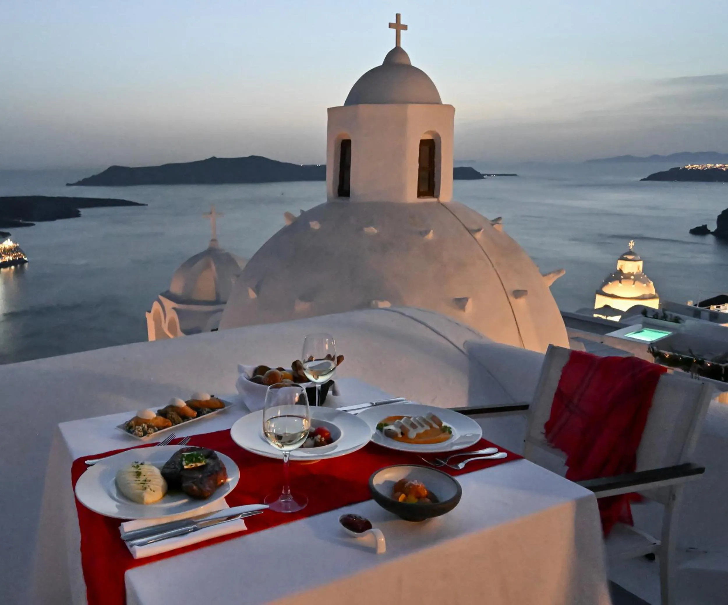 Dinner in Aigialos Luxury Traditional Settlement