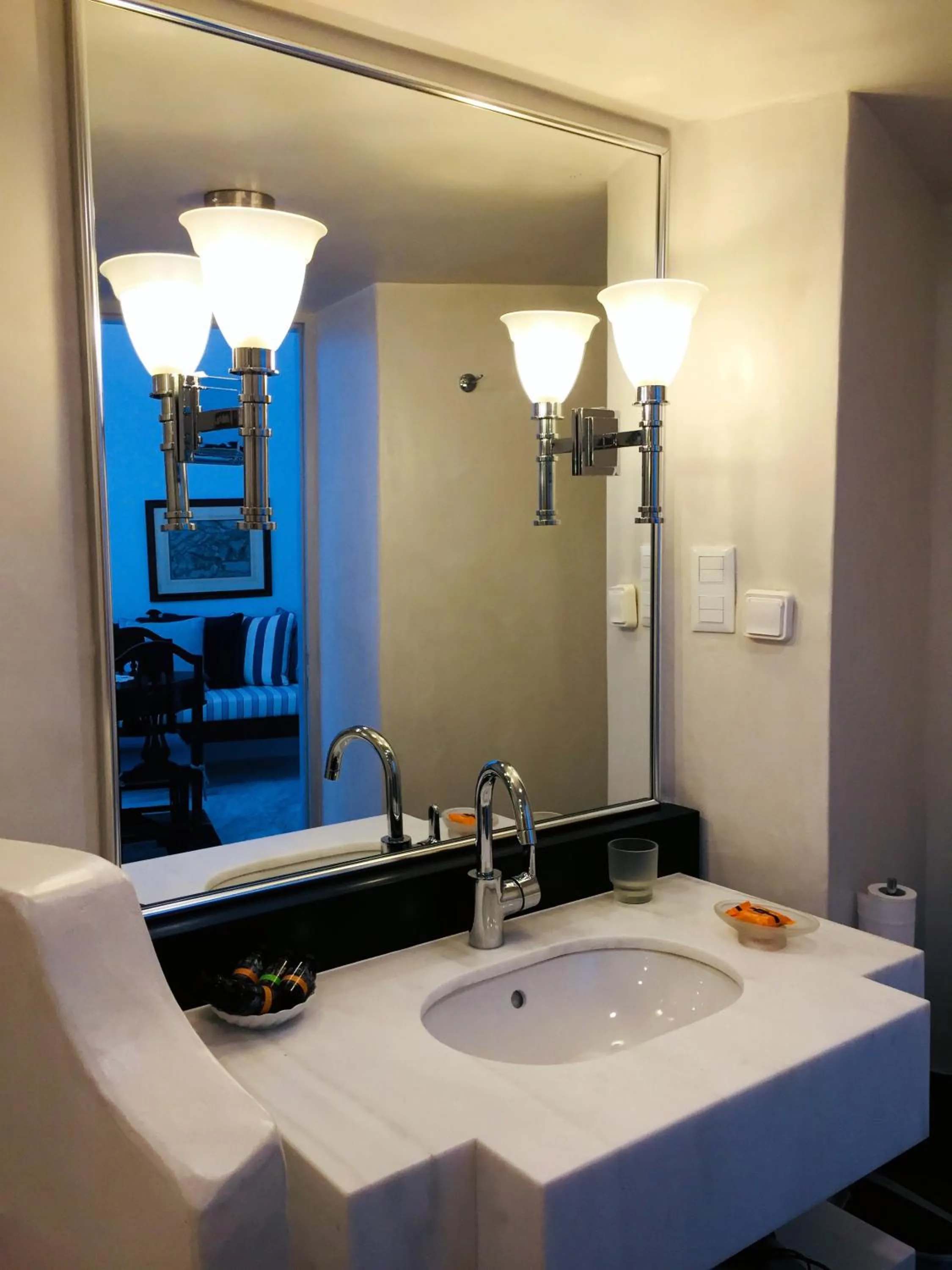 Bathroom in Aigialos Luxury Traditional Settlement