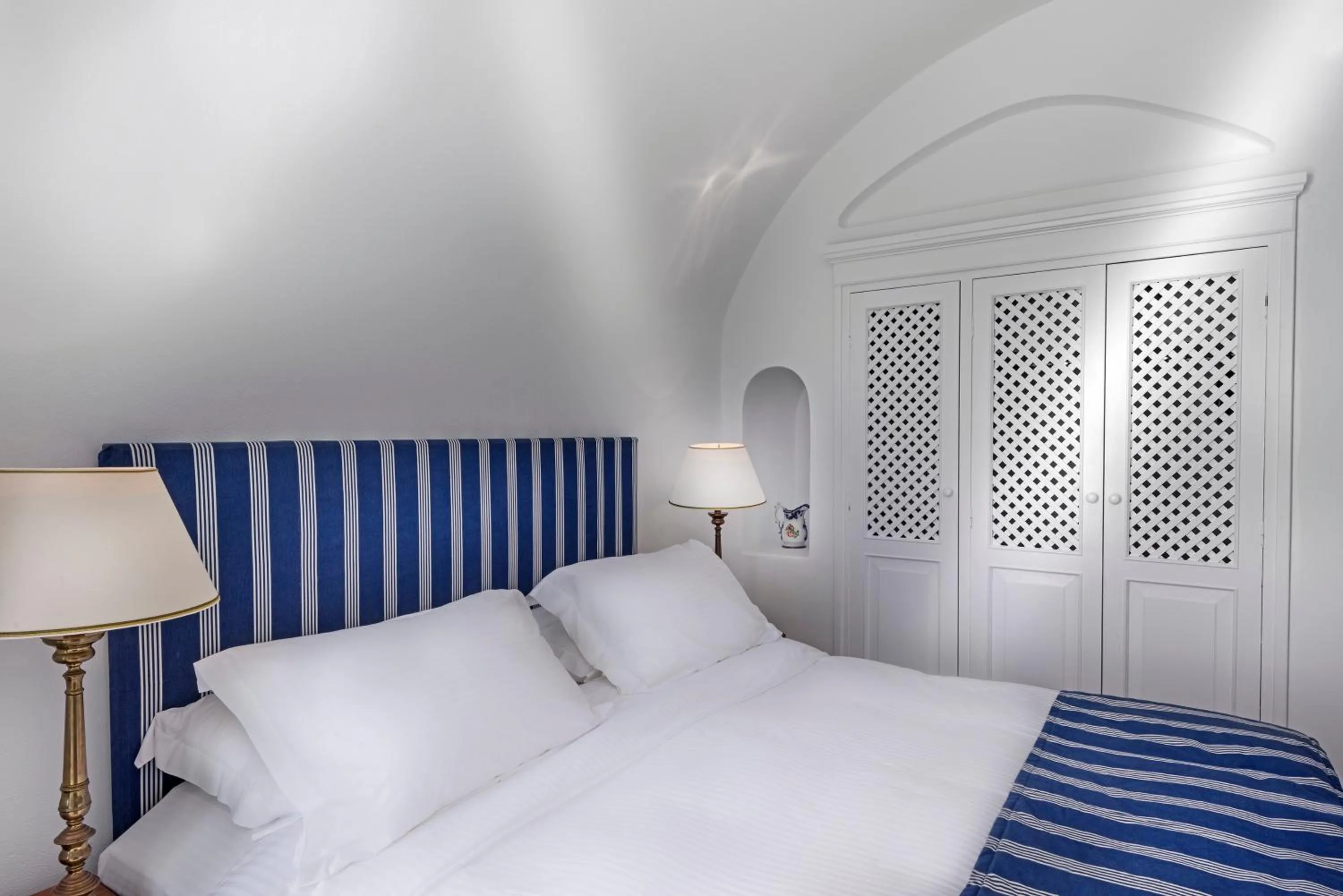 Bedroom, Bed in Aigialos Luxury Traditional Settlement