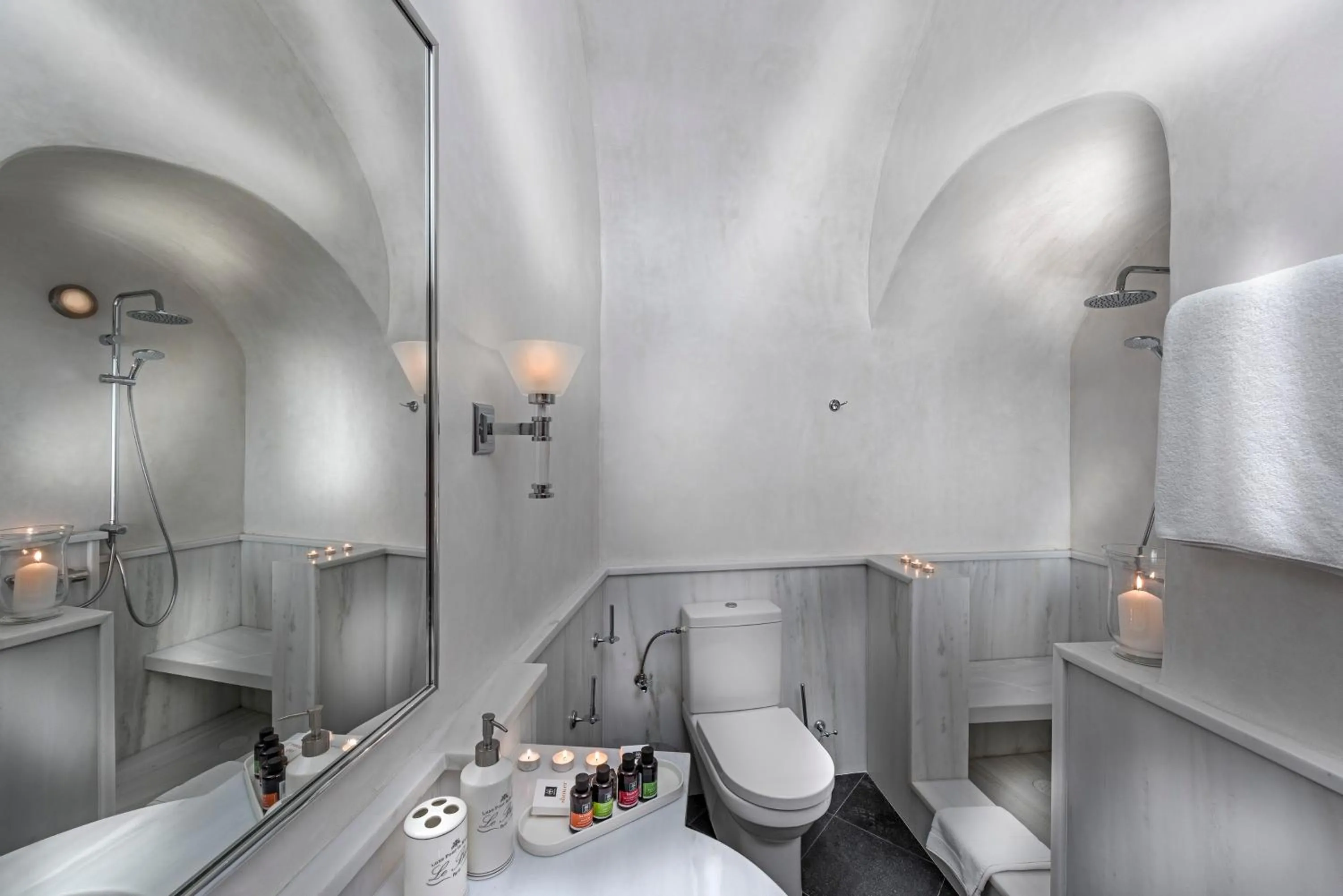 Bathroom in Aigialos Luxury Traditional Settlement