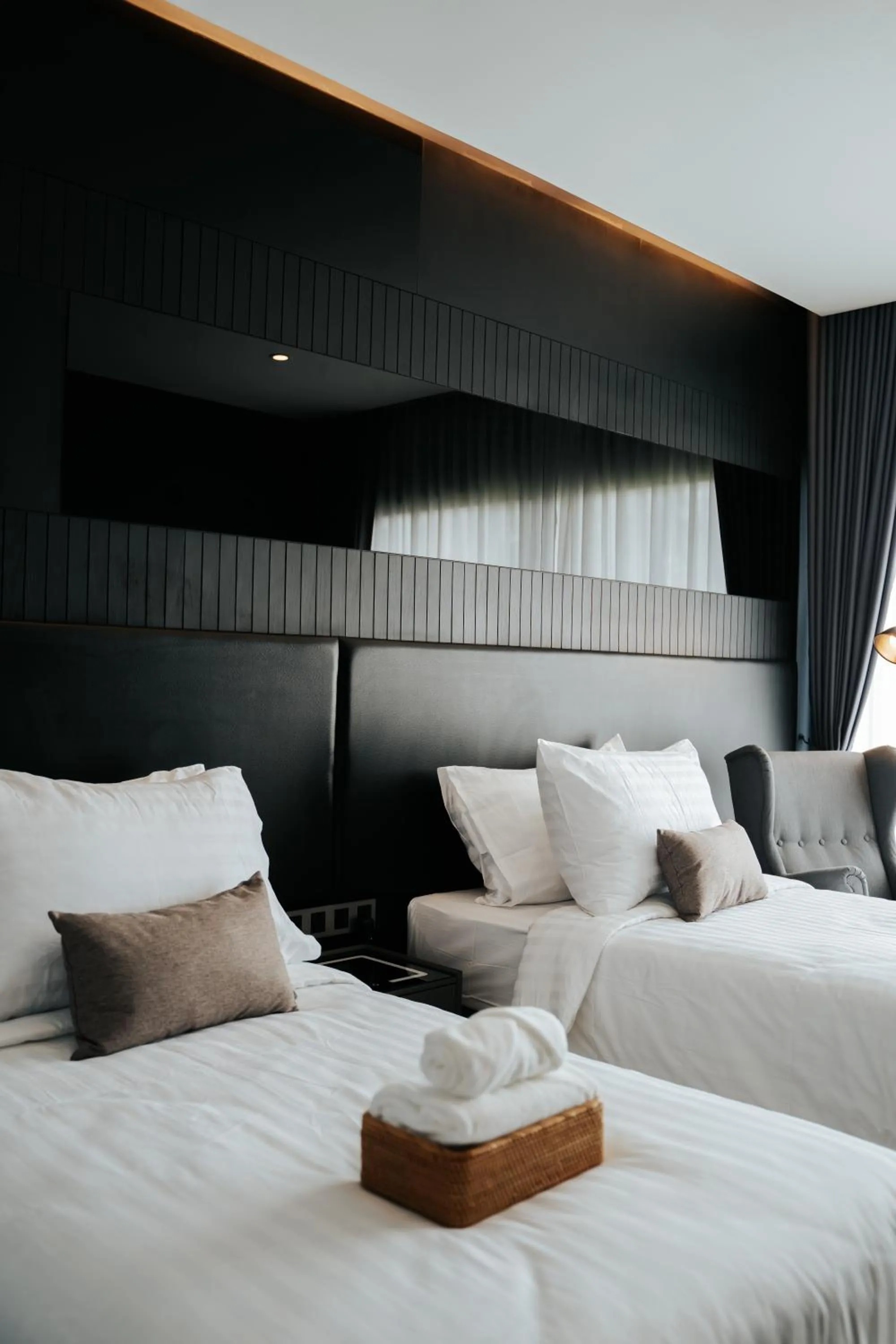 Bed in The Grandiose Hotel Chiang Rai เดอะแกรนด์ดิโอสเชียงราย