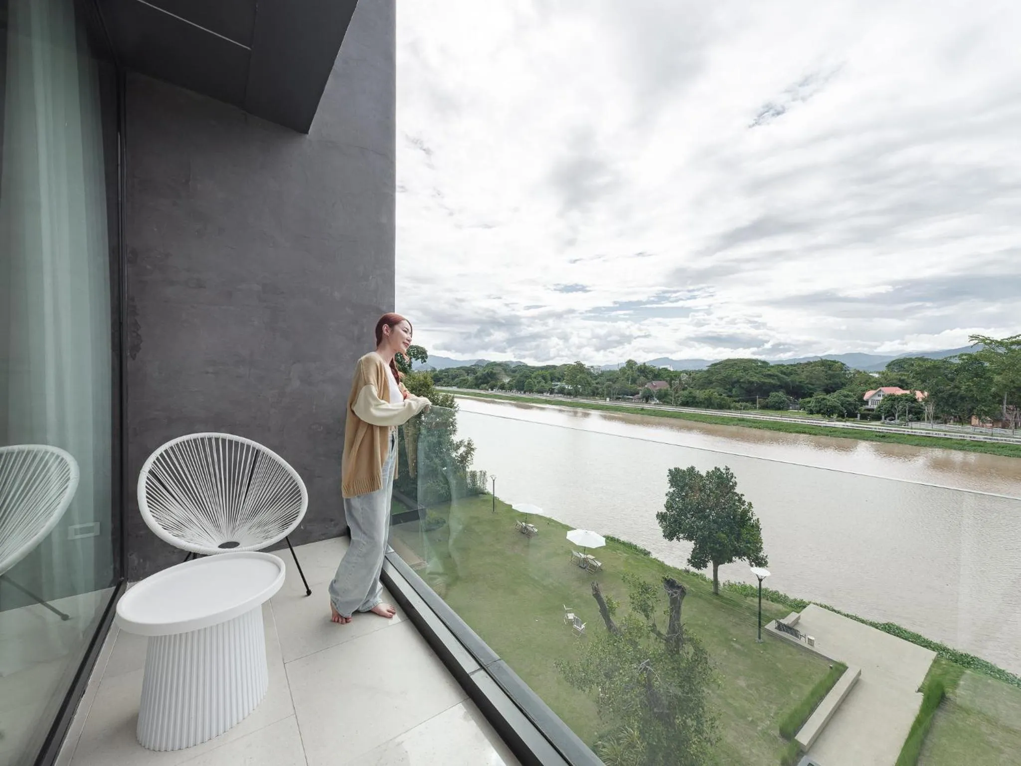 Balcony/Terrace in The Grandiose Hotel Chiang Rai เดอะแกรนด์ดิโอสเชียงราย