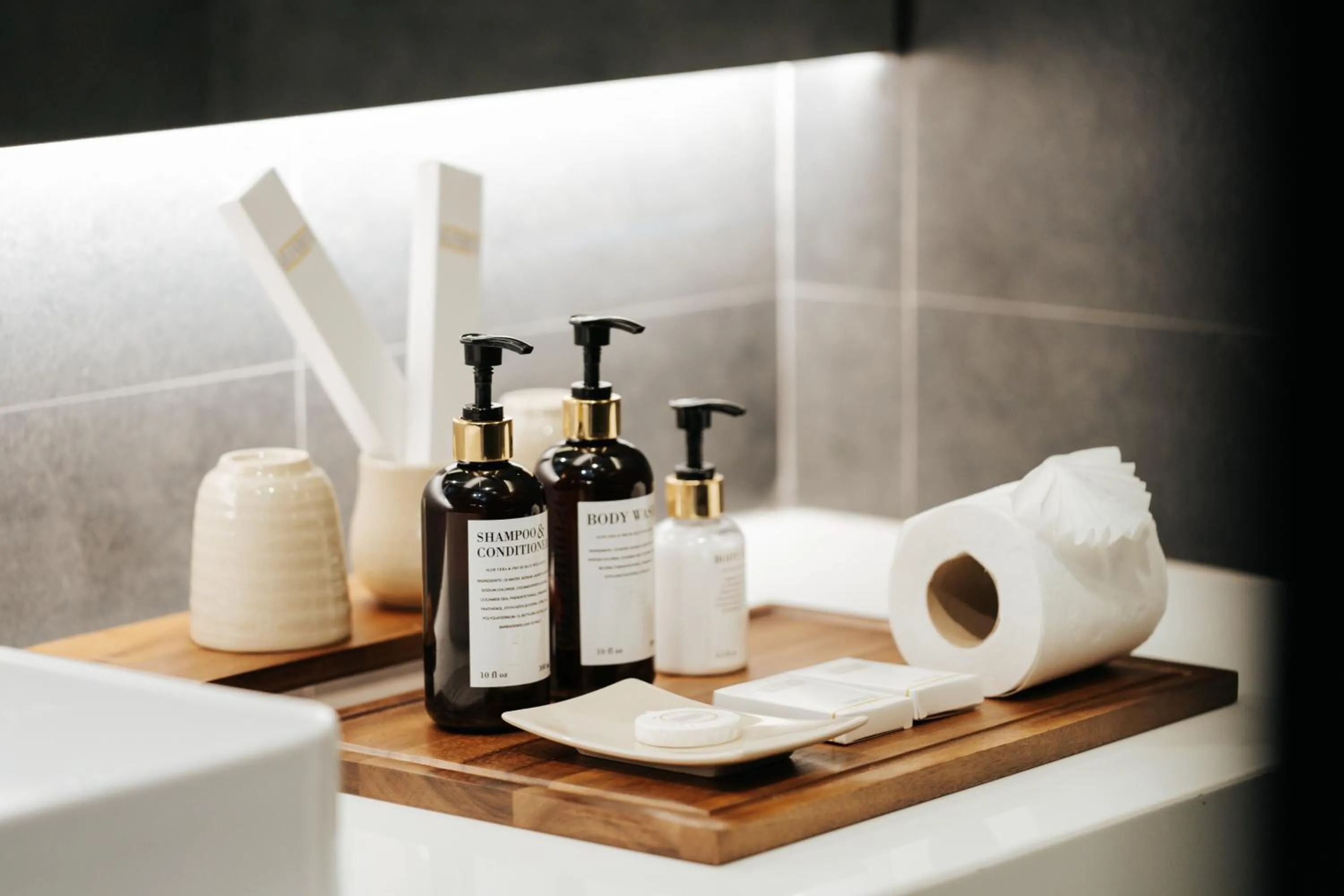 Bathroom in The Grandiose Hotel Chiang Rai เดอะแกรนด์ดิโอสเชียงราย