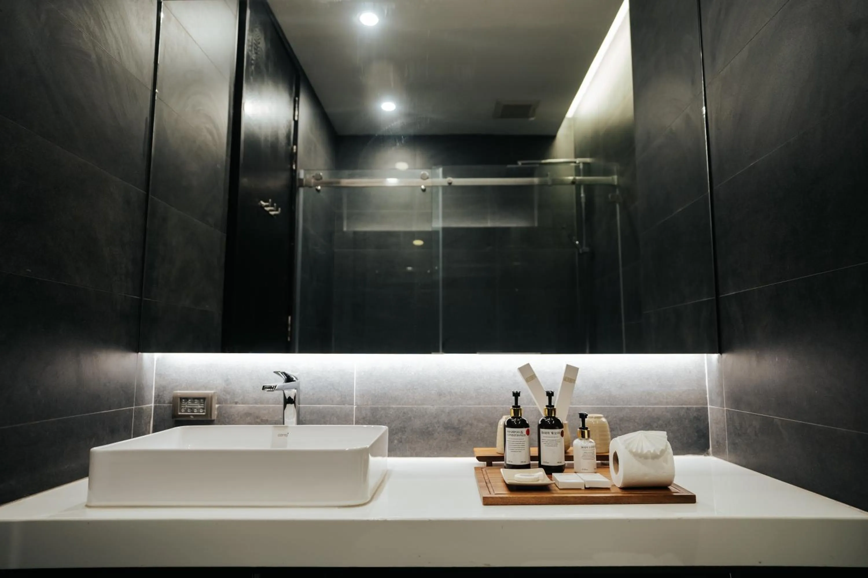 Bathroom in The Grandiose Hotel Chiang Rai เดอะแกรนด์ดิโอสเชียงราย