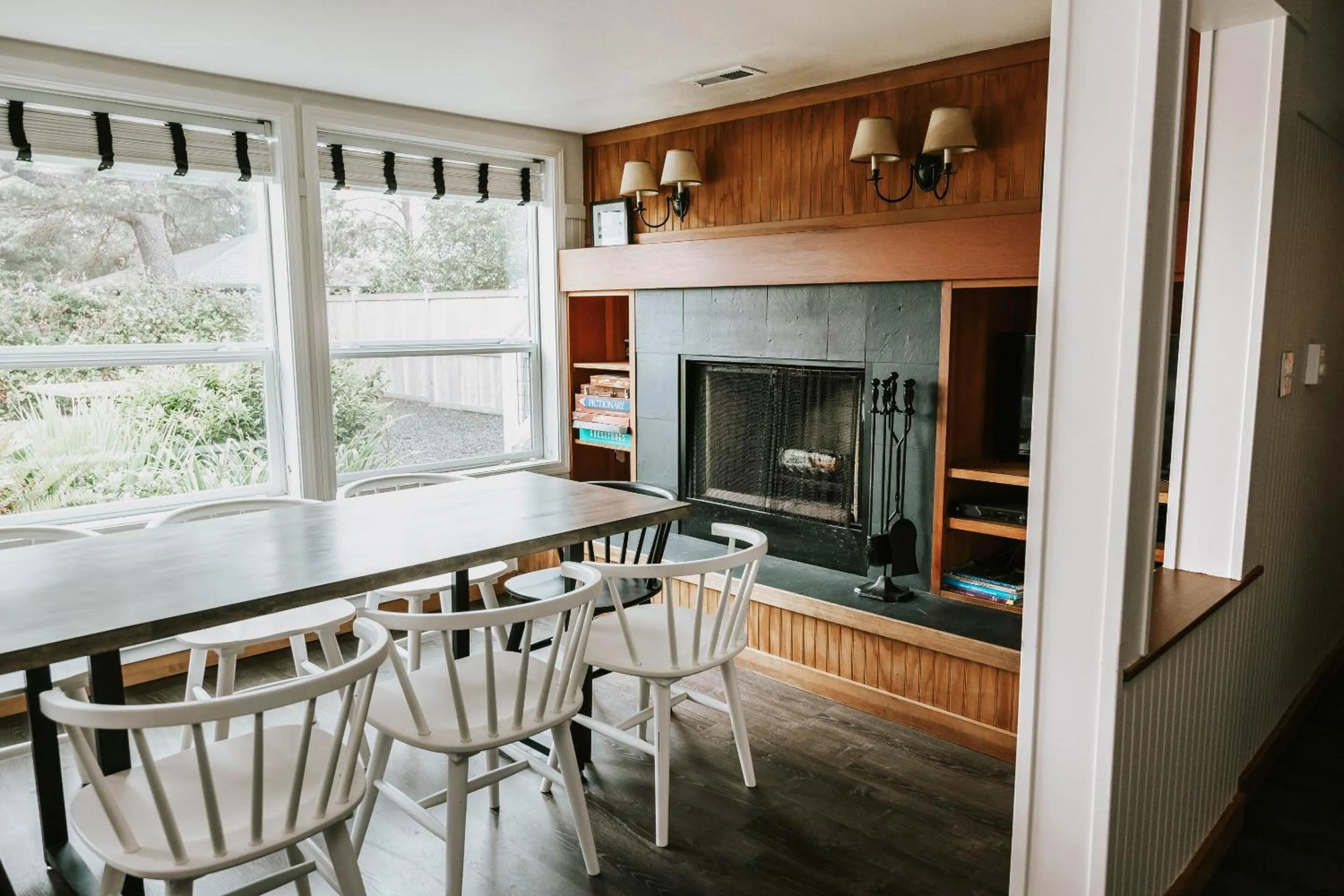 Dining area in The Inn at Arch Cape