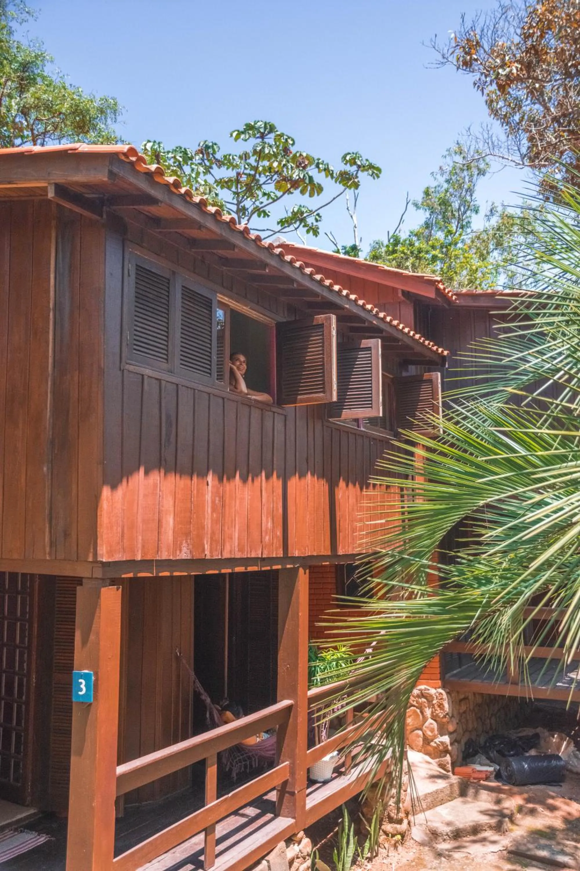 Facade/entrance in Pousada Rosa