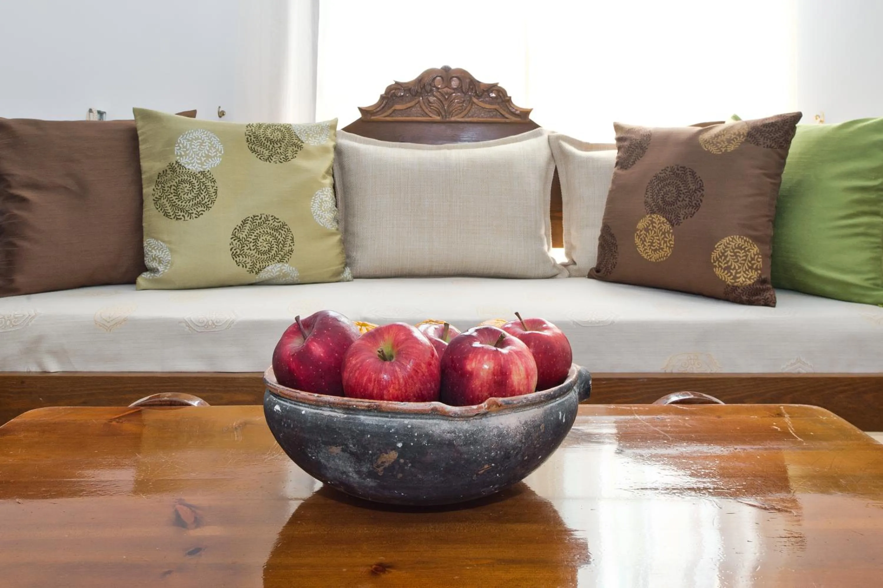 Lobby or reception in Makarios Hotel