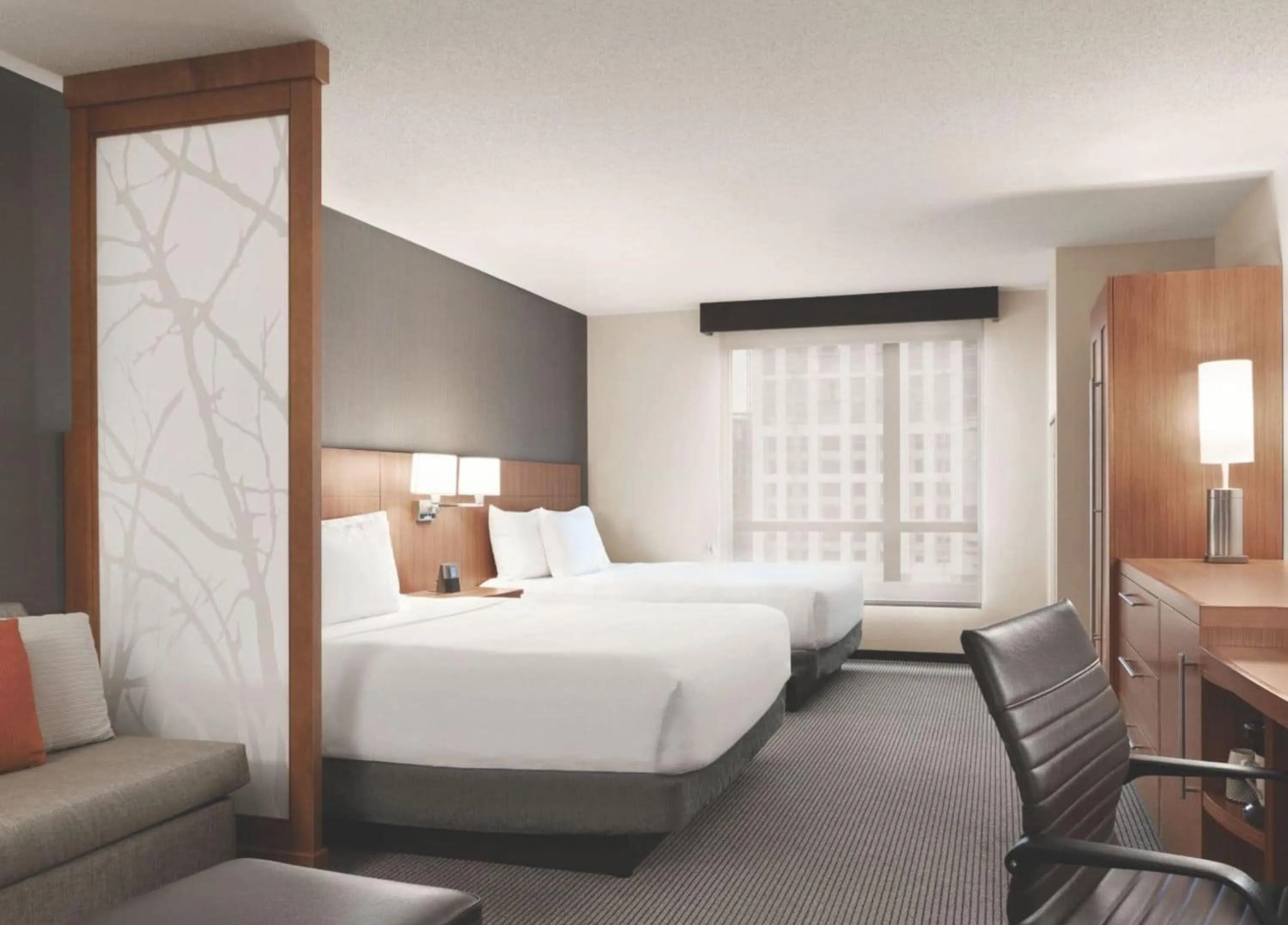 Bed in Hyatt Place Baltimore Inner Harbor