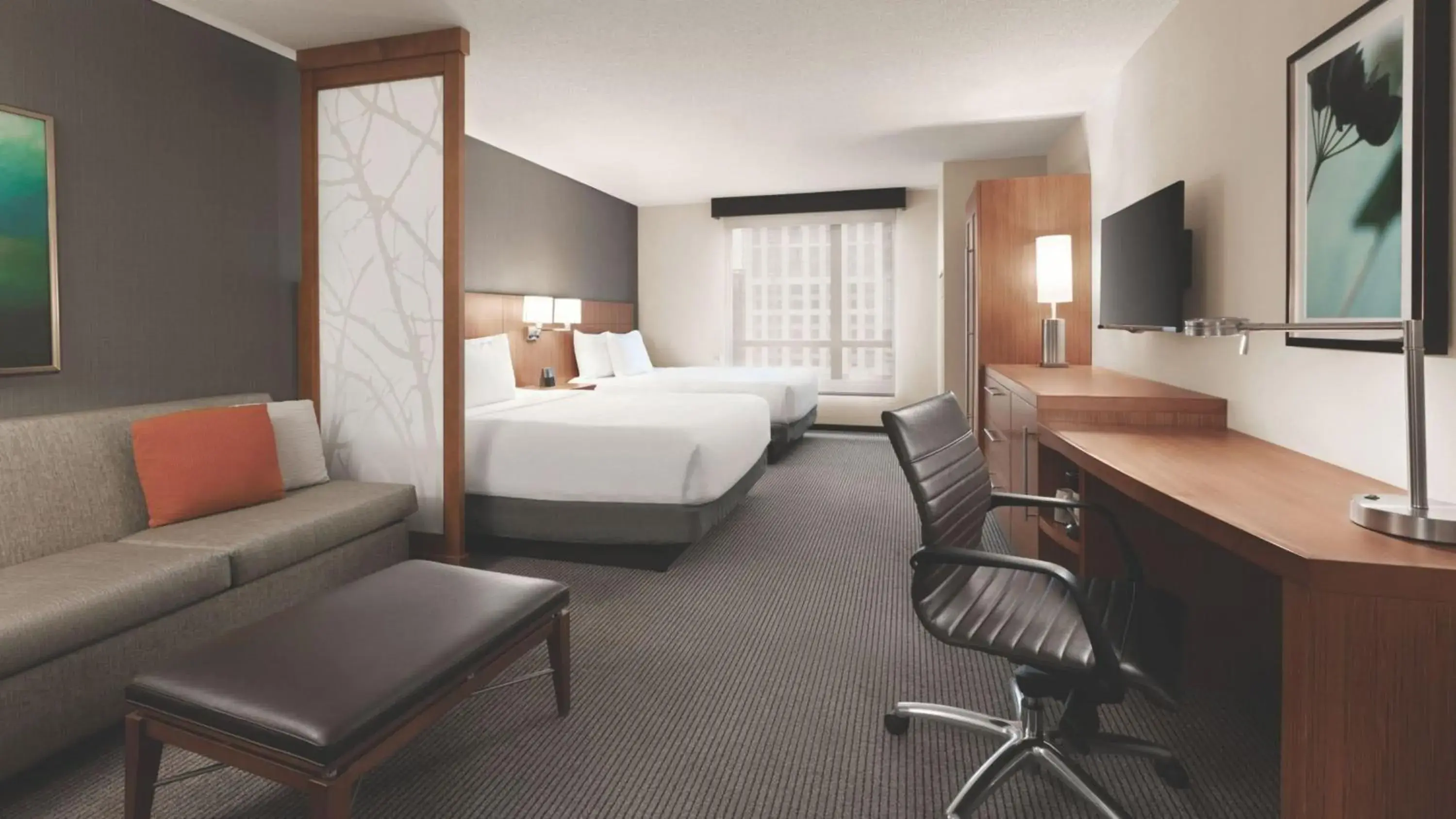 Queen Room with Two Queen Beds and Roll-In Shower - Disability Access in Hyatt Place Baltimore Inner Harbor Queen Room with Two Queen Beds and Roll-In Shower - Disability Access in Hyatt Place Baltimore Inner Harbor