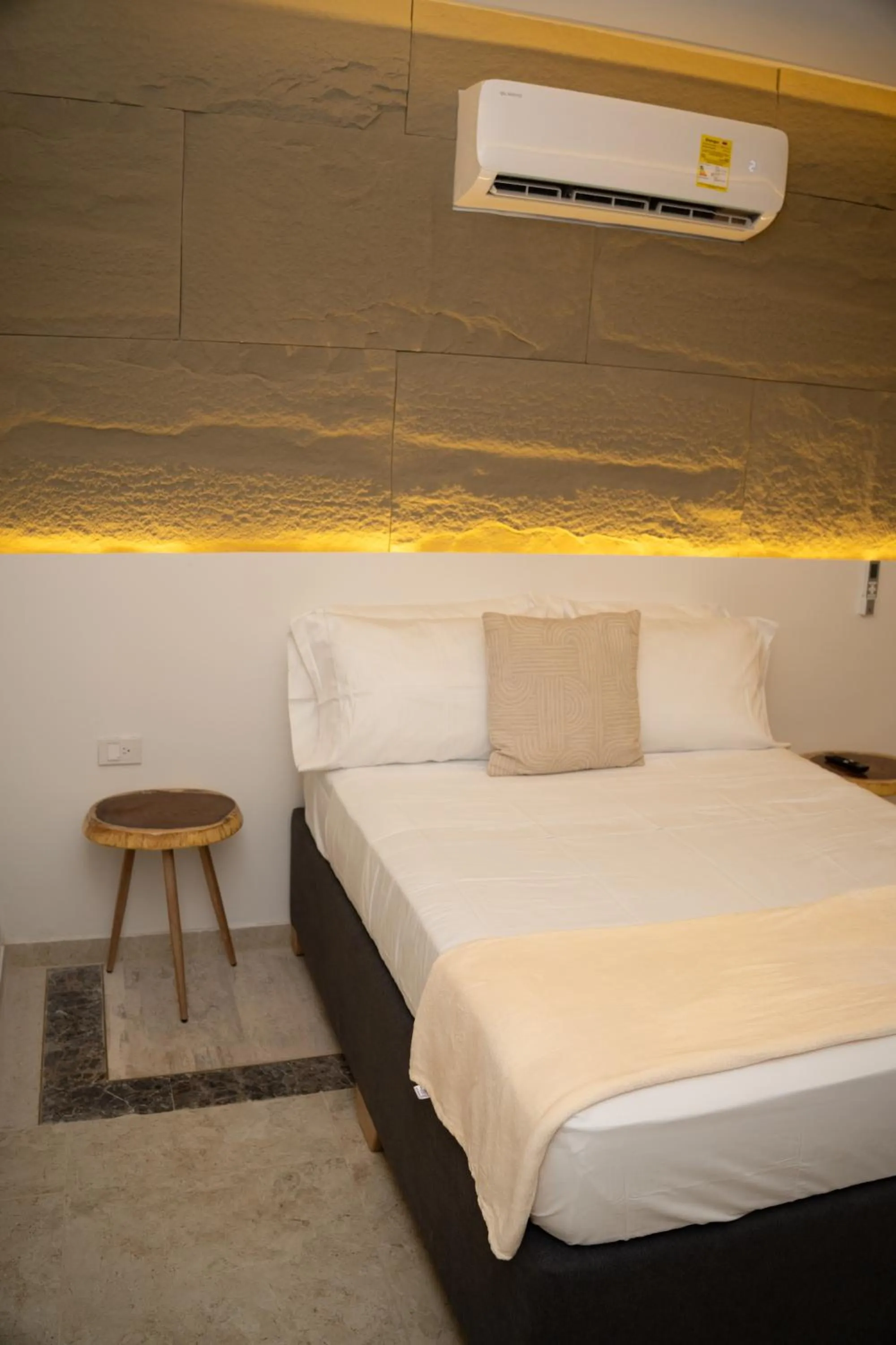 Bed in Palmarito Beach Hotel