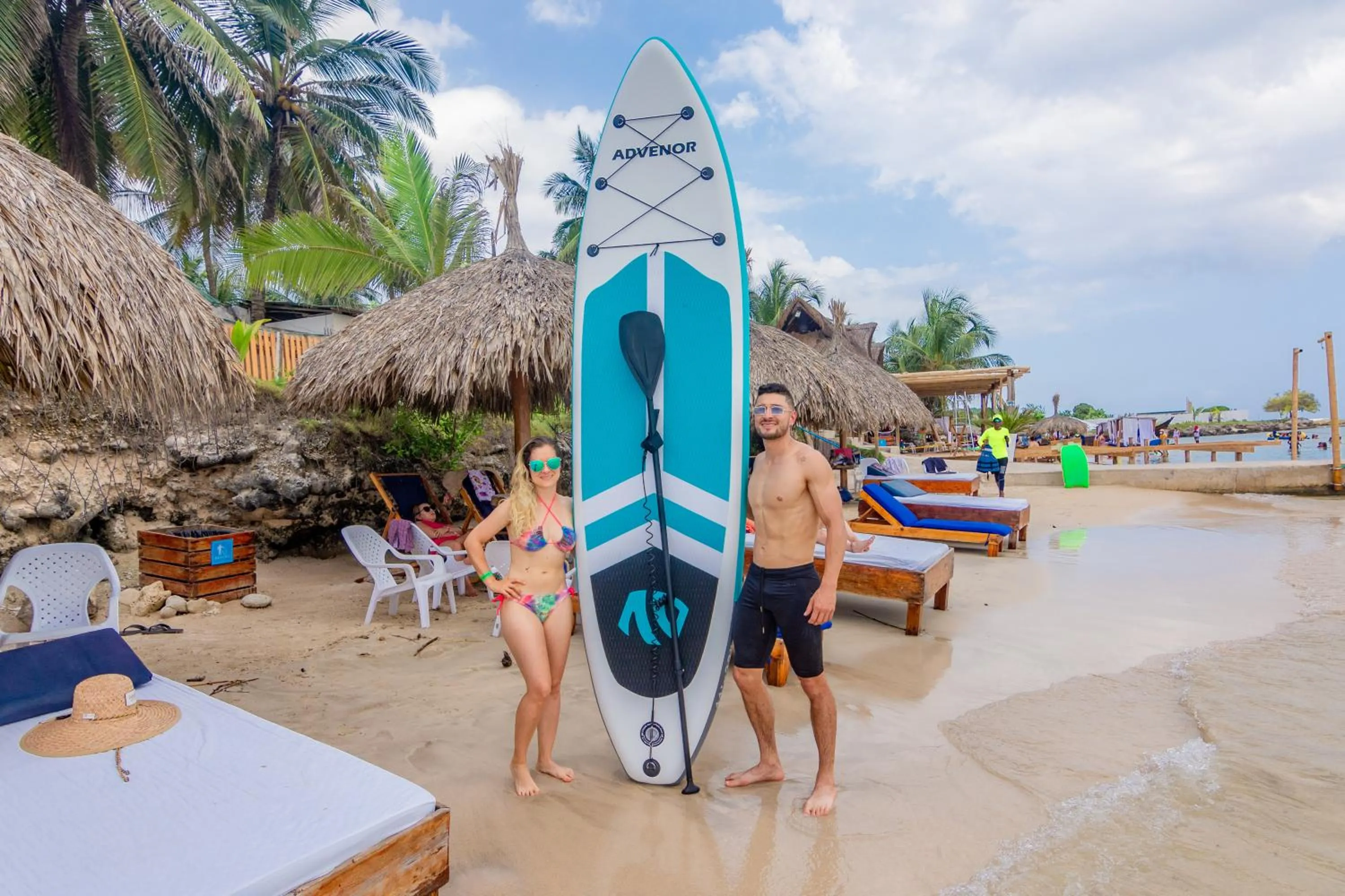 People in Palmarito Beach Hotel