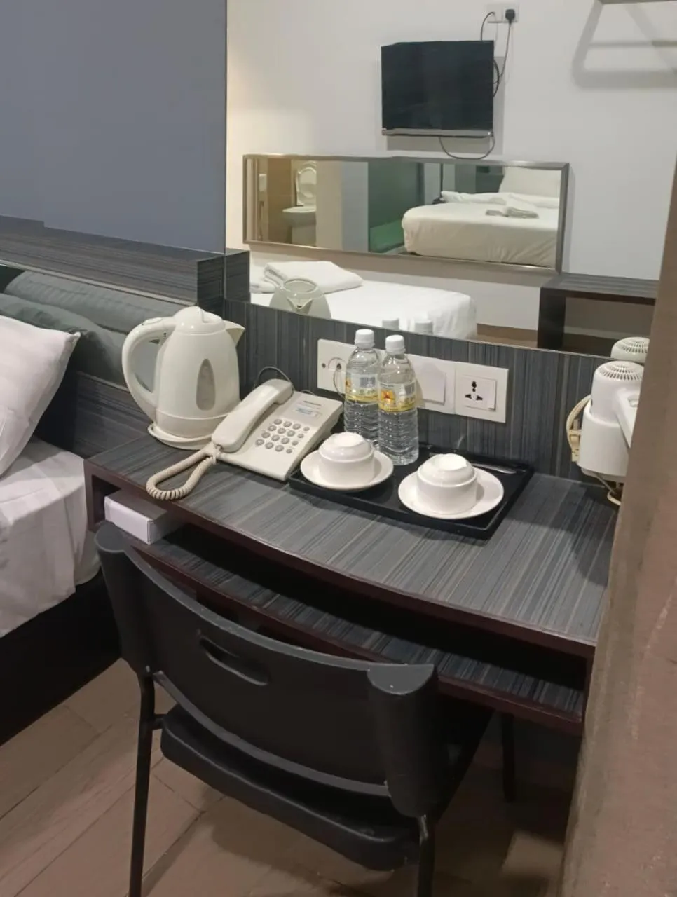 Bed in Hotel Golden View Nilai