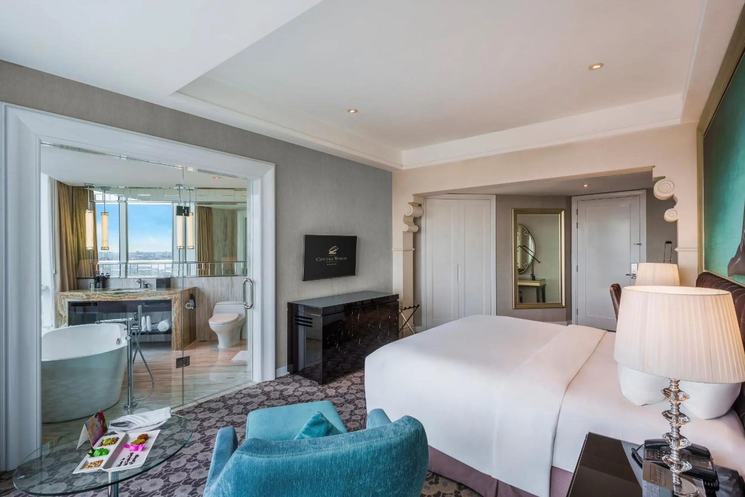 Bed in Hotel Ciputra World Surabaya managed by Swiss-Belhotel International