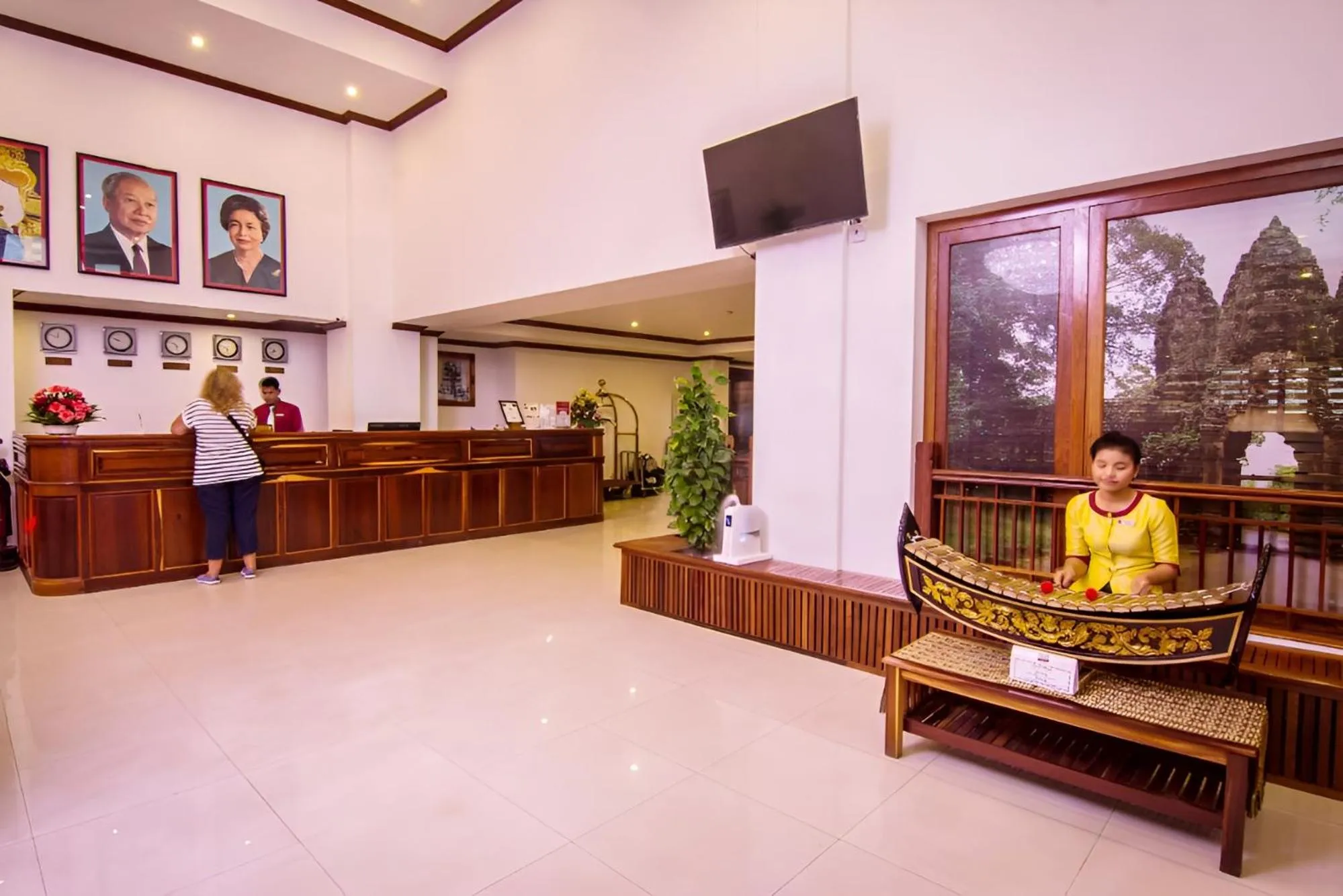 Lobby or reception in Cheathata CTS Hotel Siem Reap