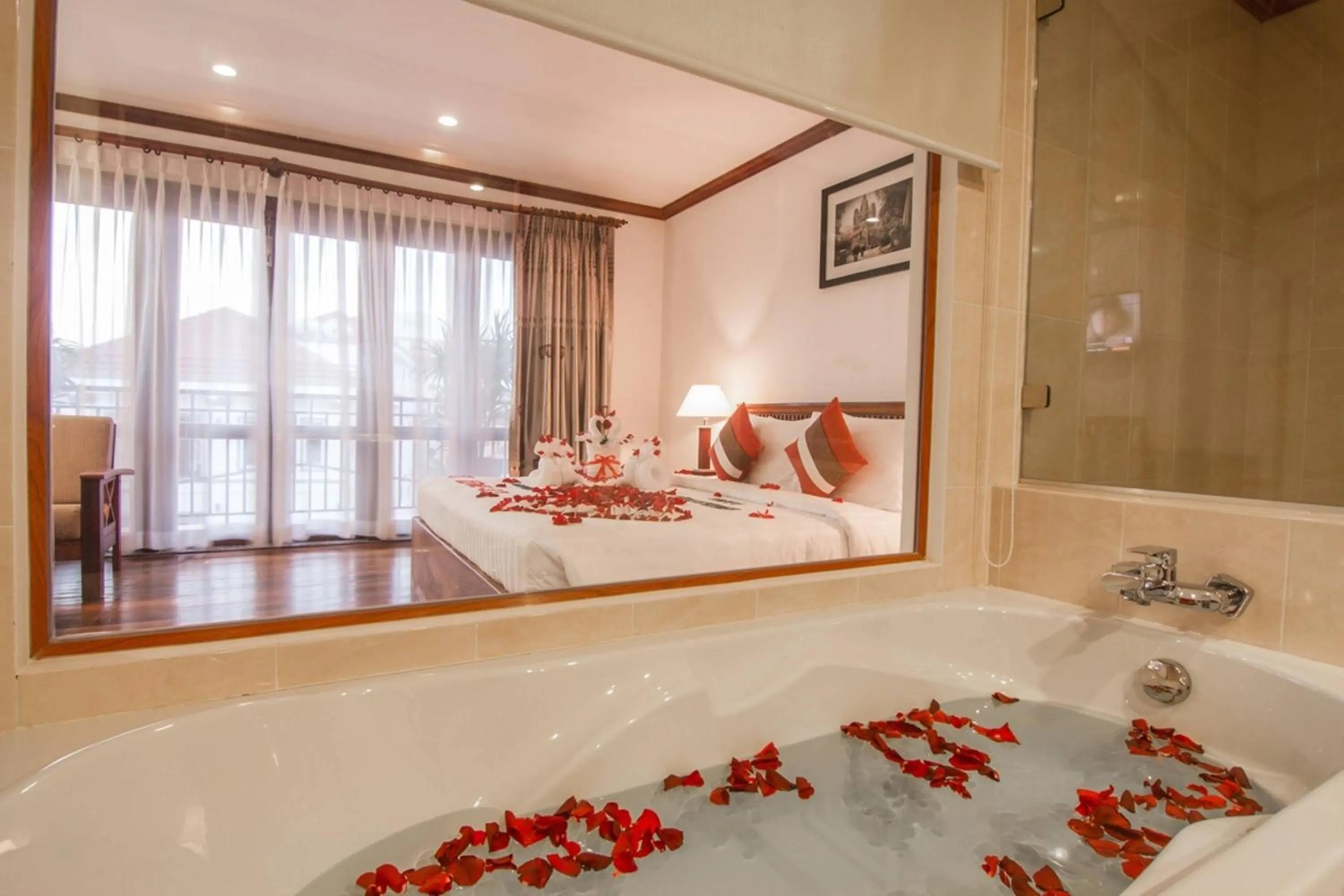 Bed in Cheathata CTS Hotel Siem Reap