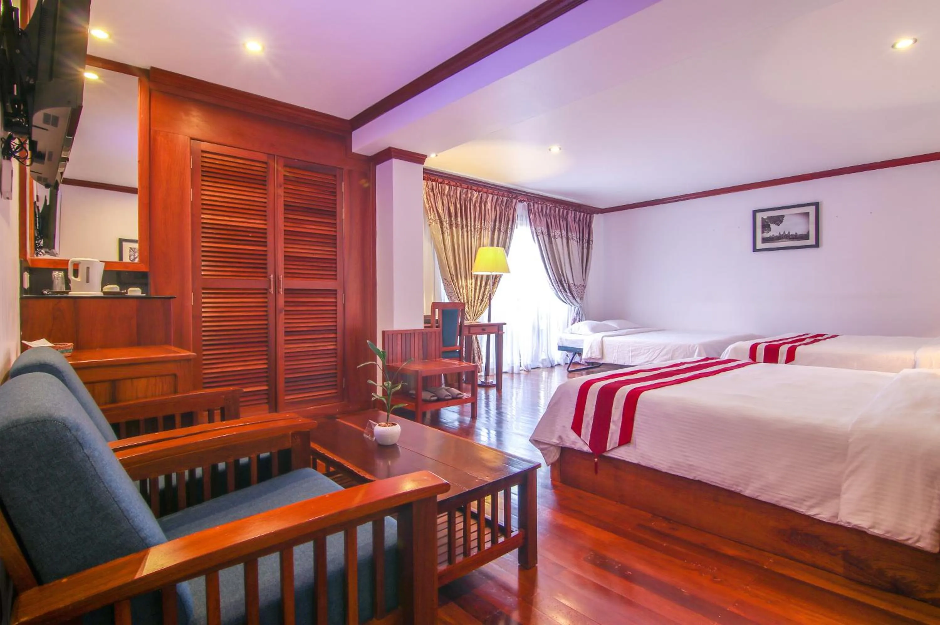 Photo of the whole room, Bed in Cheathata CTS Hotel Siem Reap