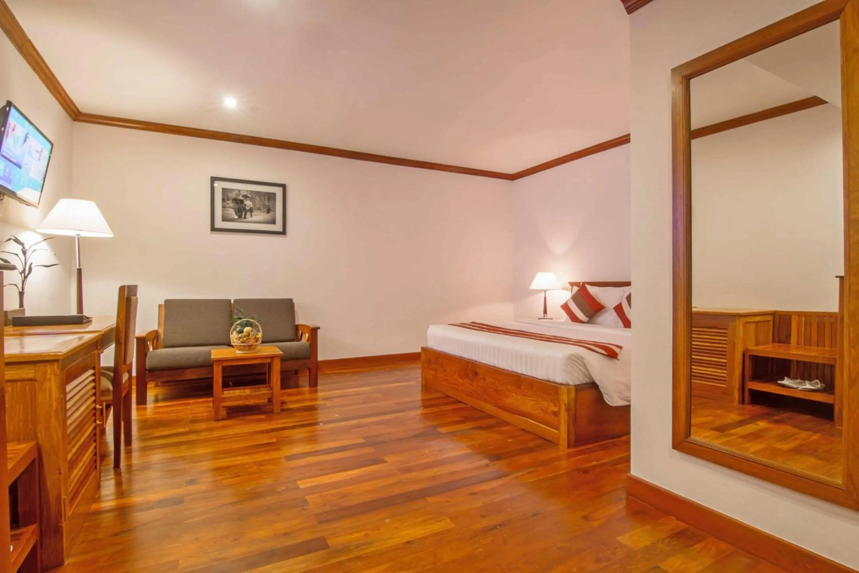 Bed in Cheathata CTS Hotel Siem Reap