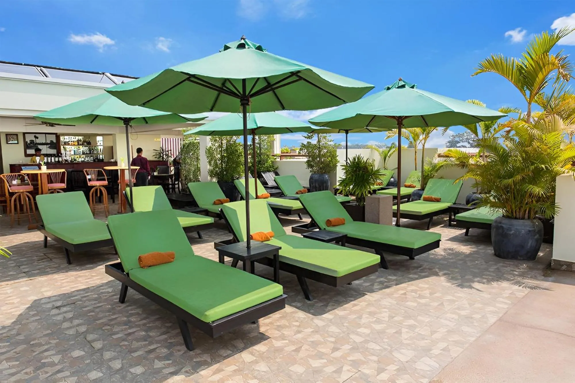 Swimming pool in Cheathata CTS Hotel Siem Reap