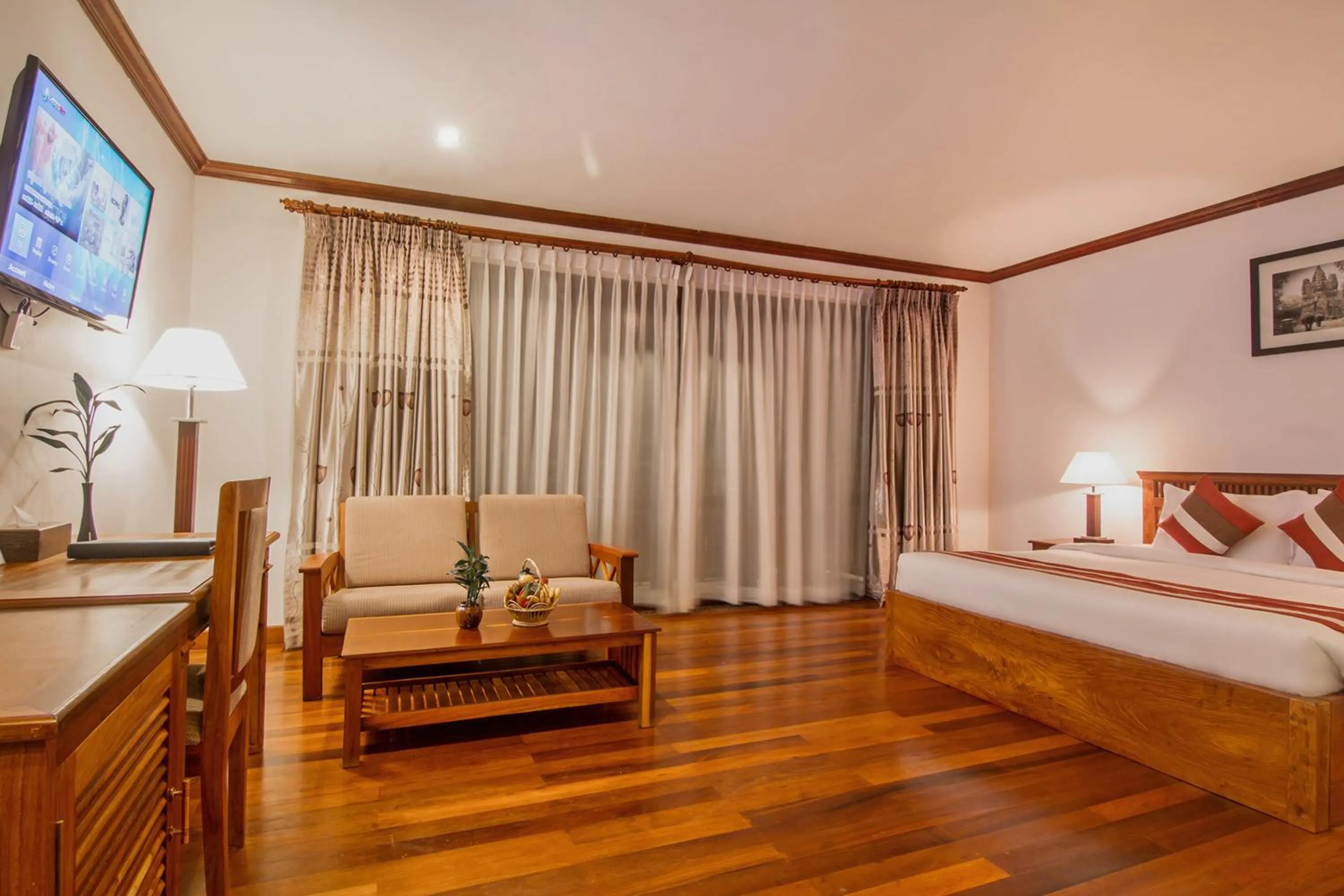 Photo of the whole room, Bed in Cheathata CTS Hotel Siem Reap