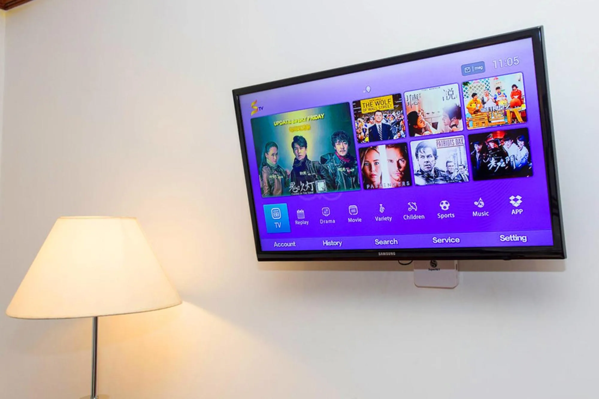 TV and multimedia in Cheathata CTS Hotel Siem Reap