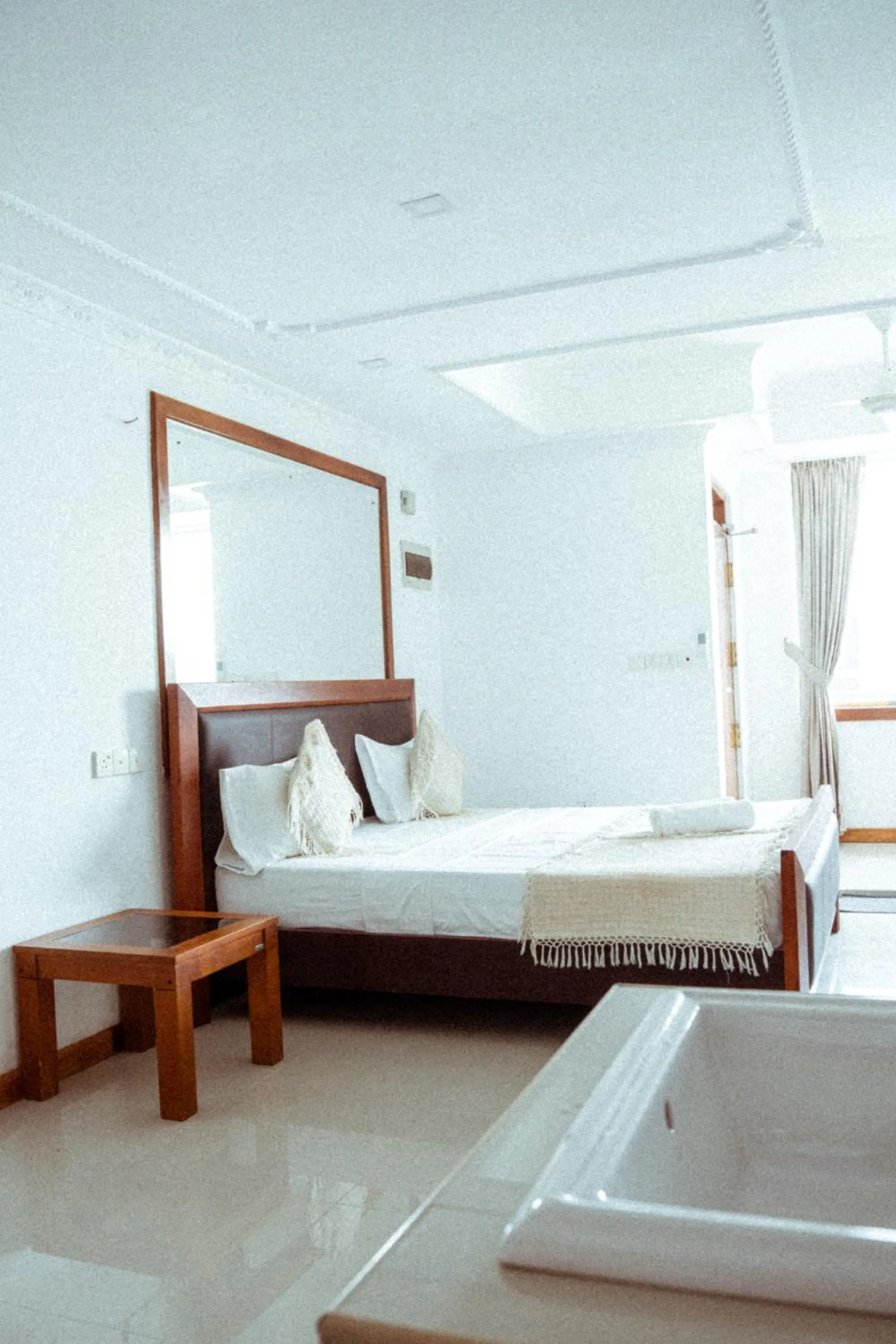 Bed in Beach House Goviyapana