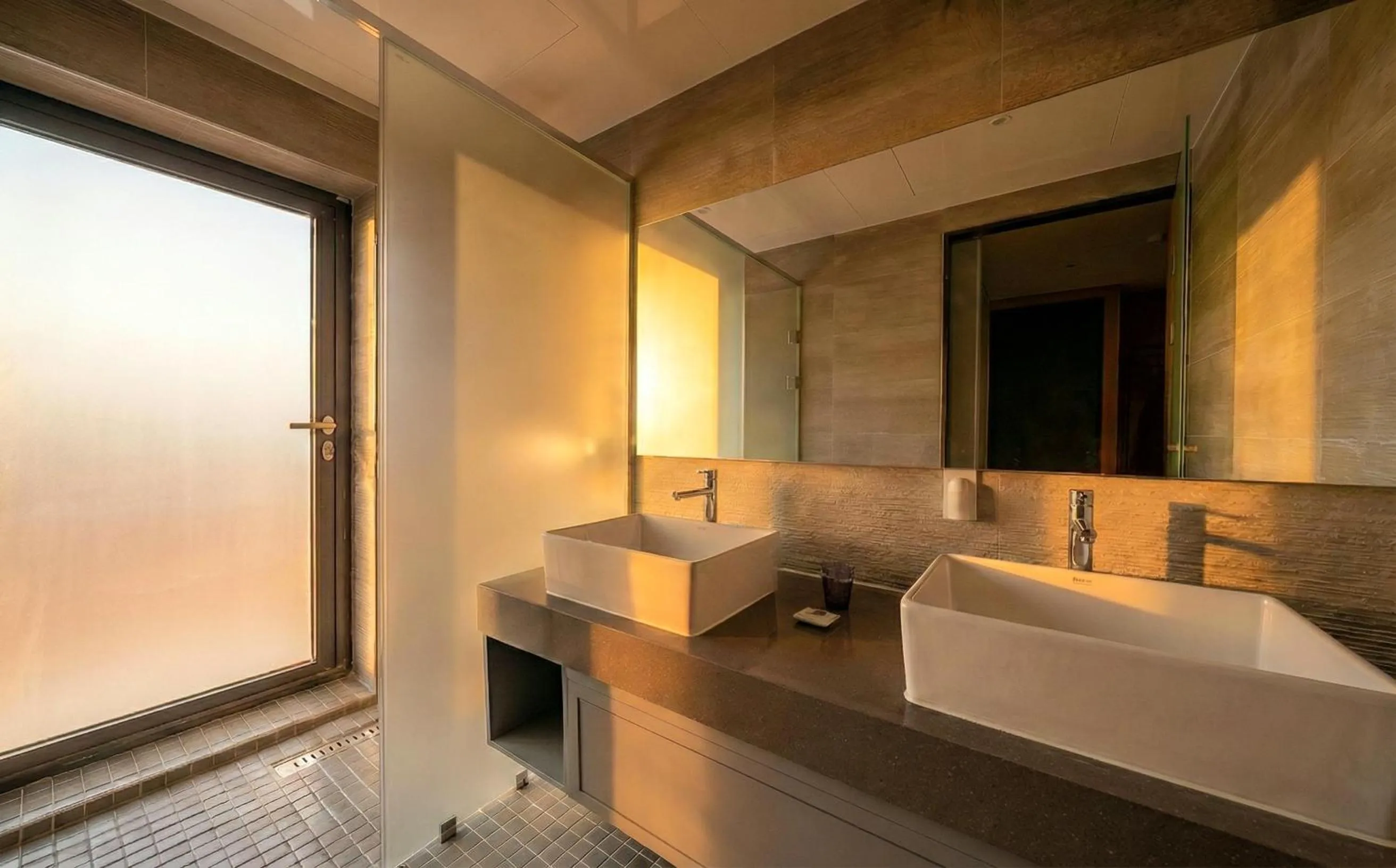 Bathroom, Bed in Haeundae The Van Hotel