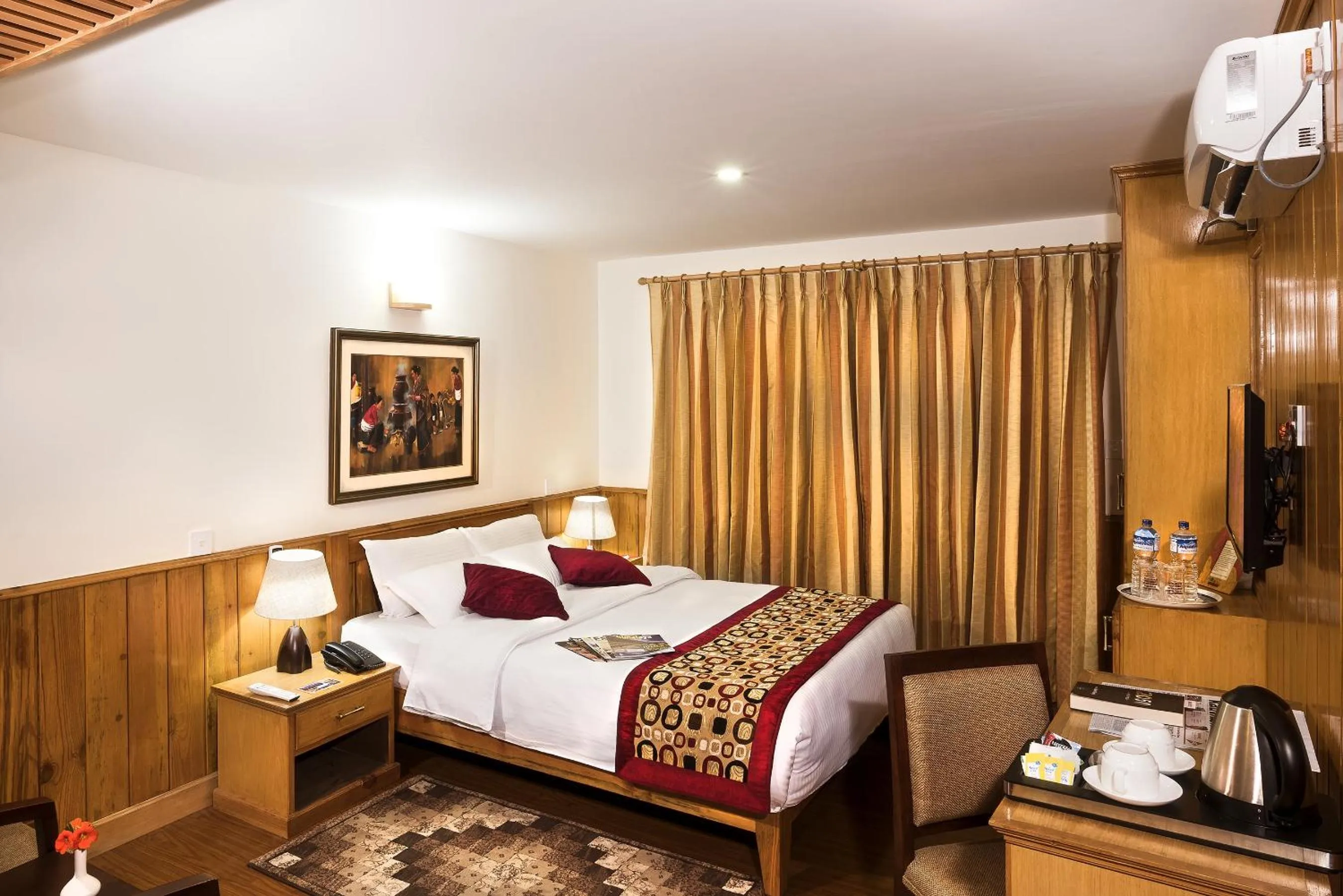 Bed in Hotel Country Villa