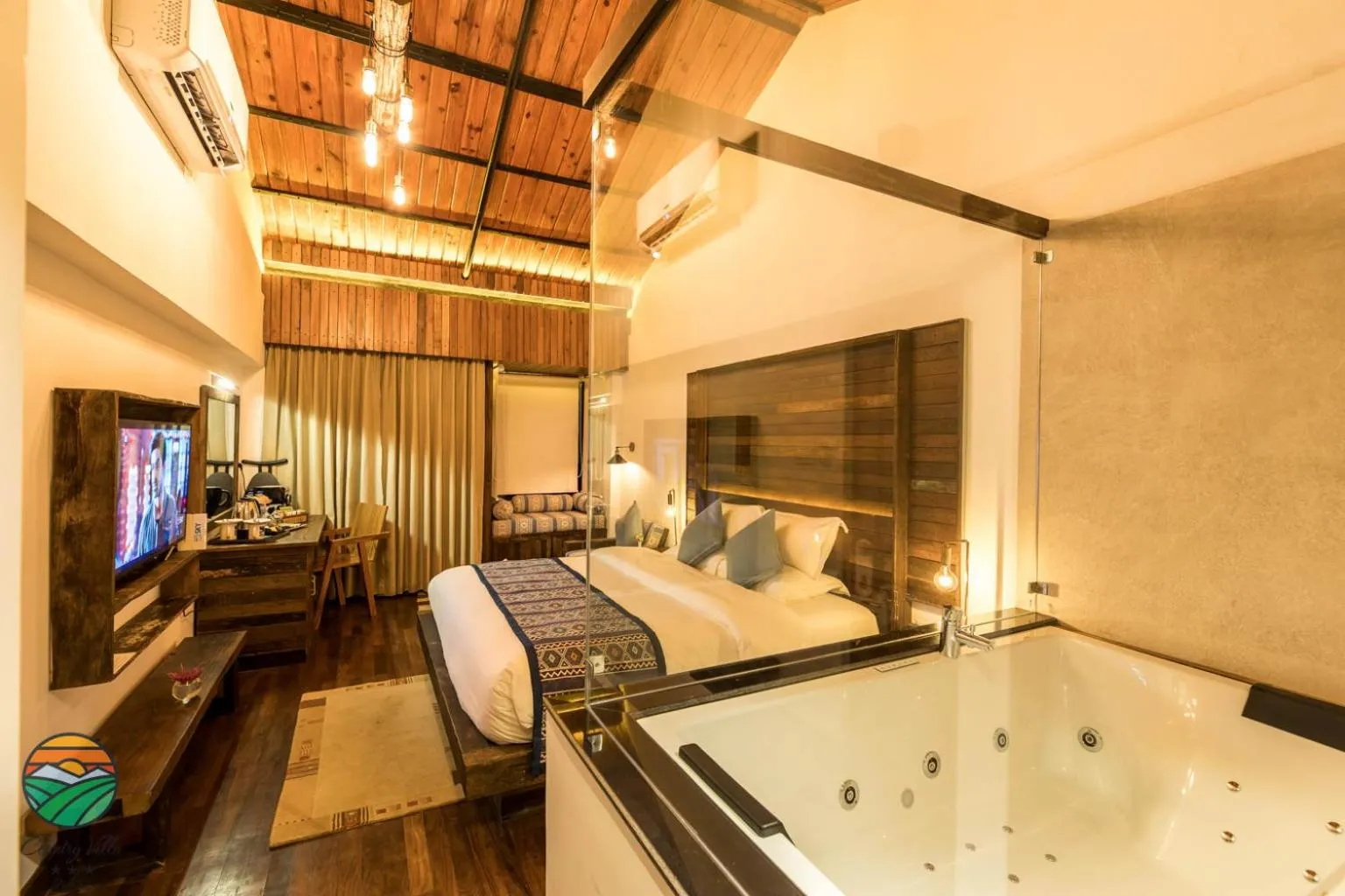 Spa and wellness centre/facilities, Bed in Hotel Country Villa